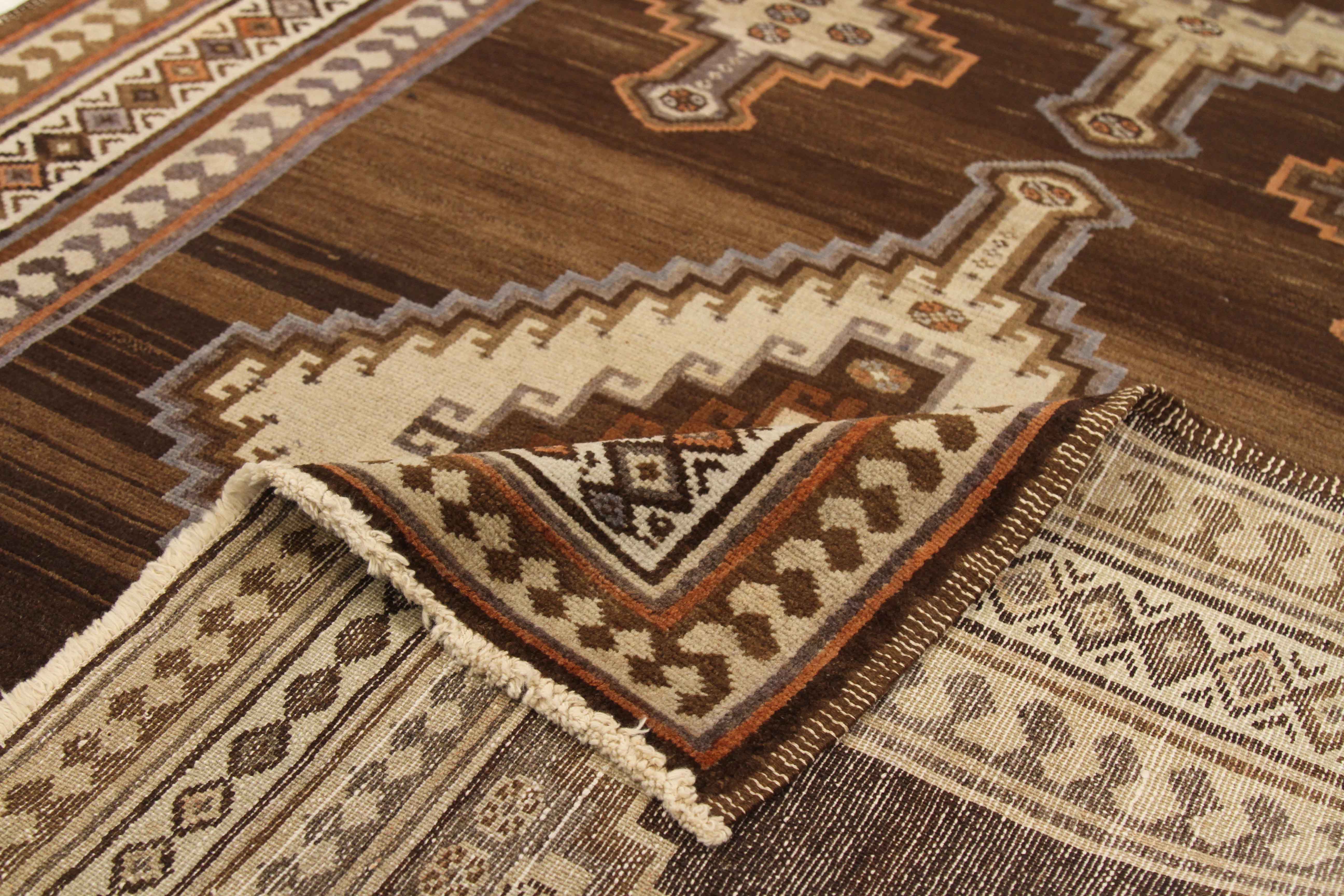 Thumbnail 2 for Antique Persian Varamin Transitional Rug 73999