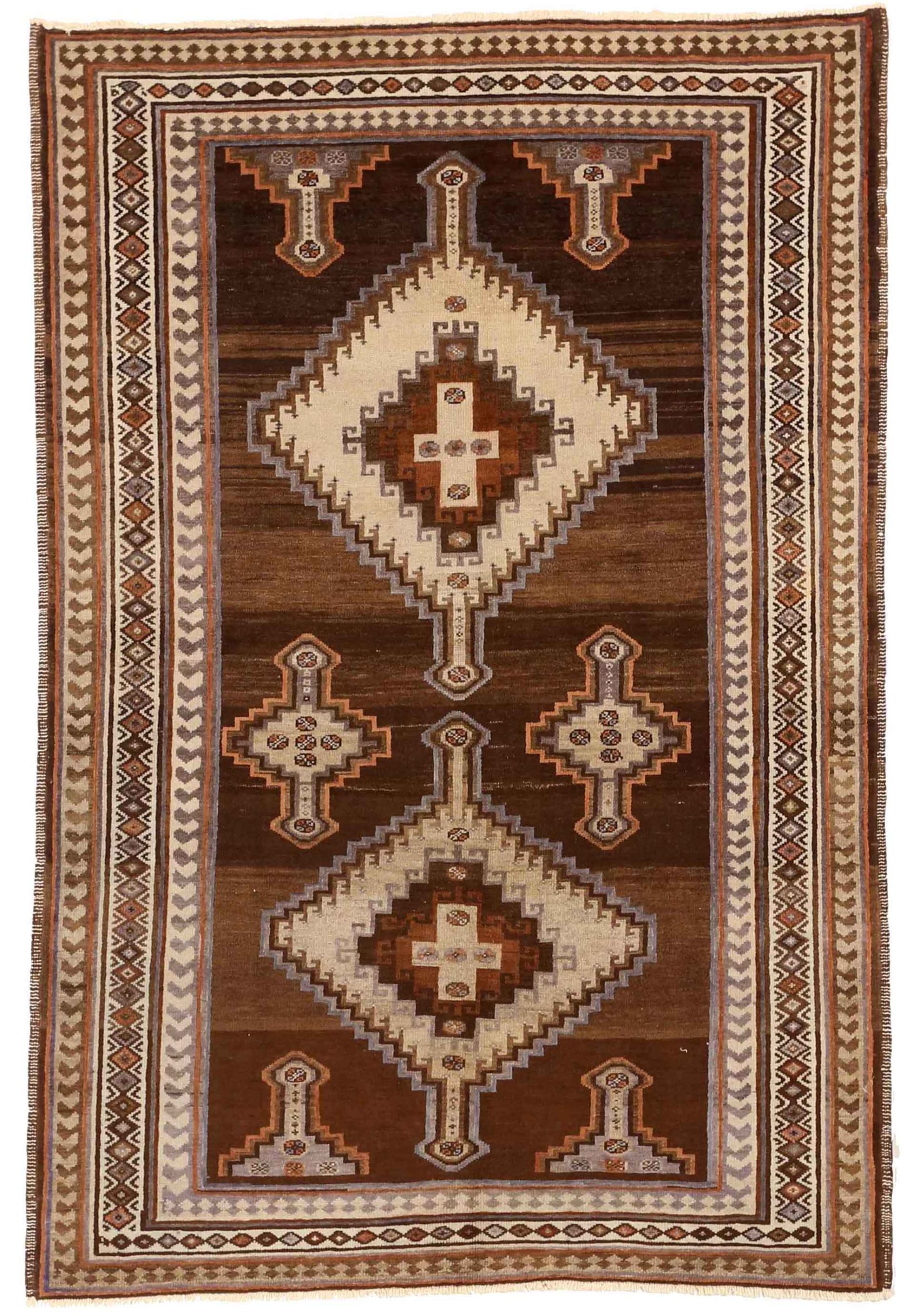 Thumbnail 3 for Antique Persian Varamin Transitional Rug 73999