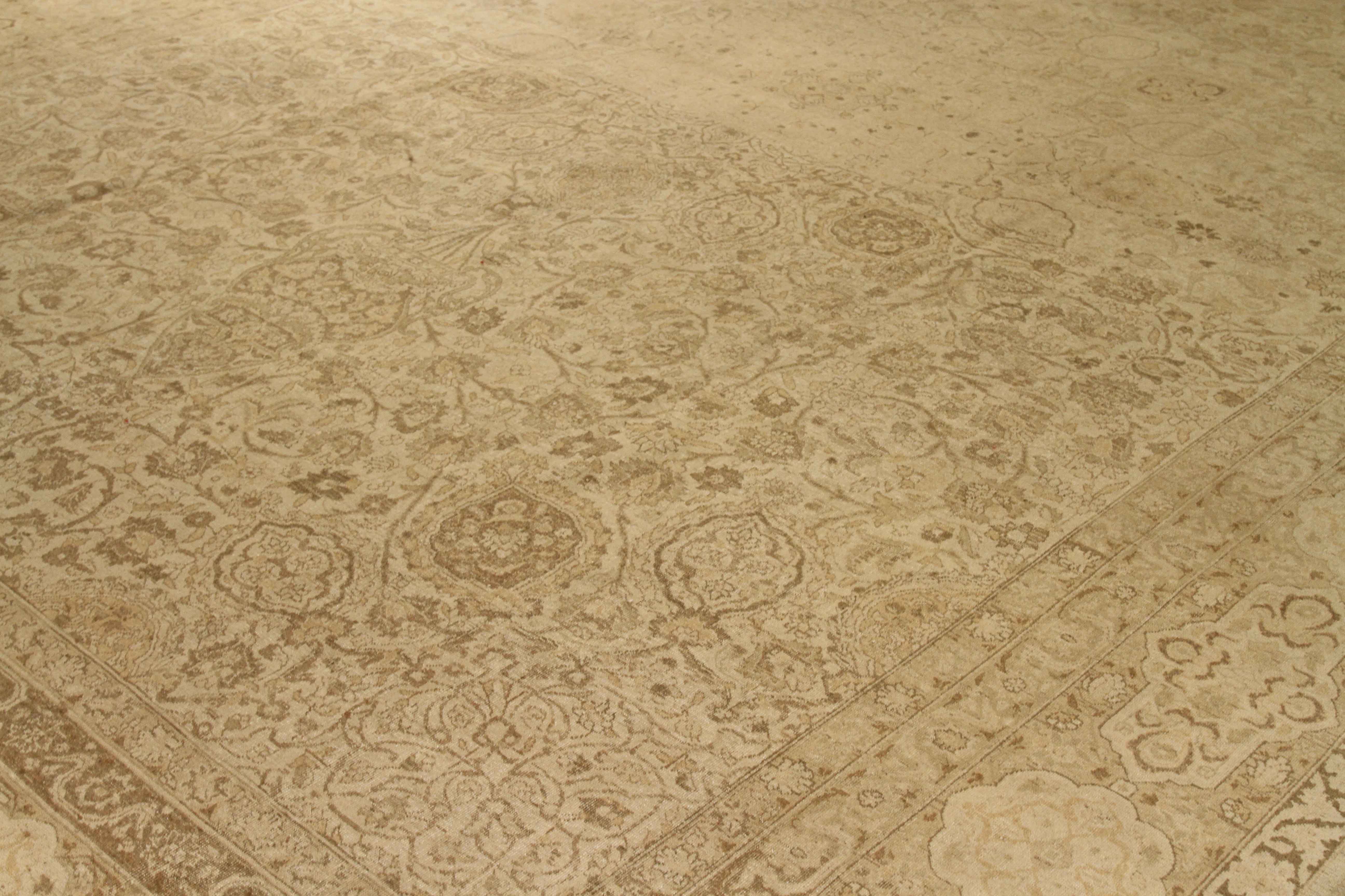 Thumbnail 5 for Antique Persian Tabriz Transitional Rug 16057