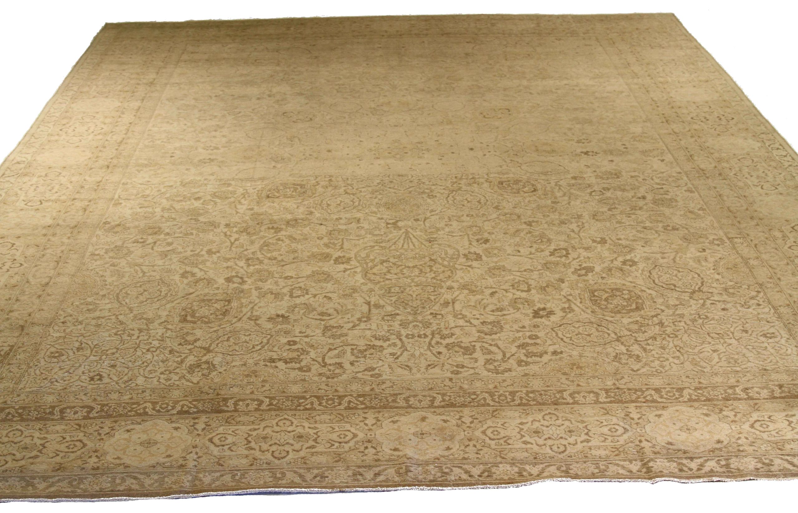 Thumbnail 13 for Antique Persian Tabriz Transitional Rug 16057