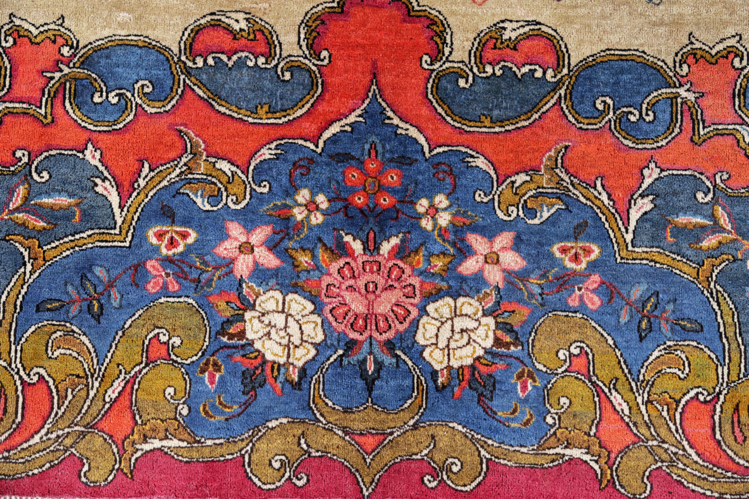 Thumbnail 6 for Antique Persian Kashan Transitional Rug 91410