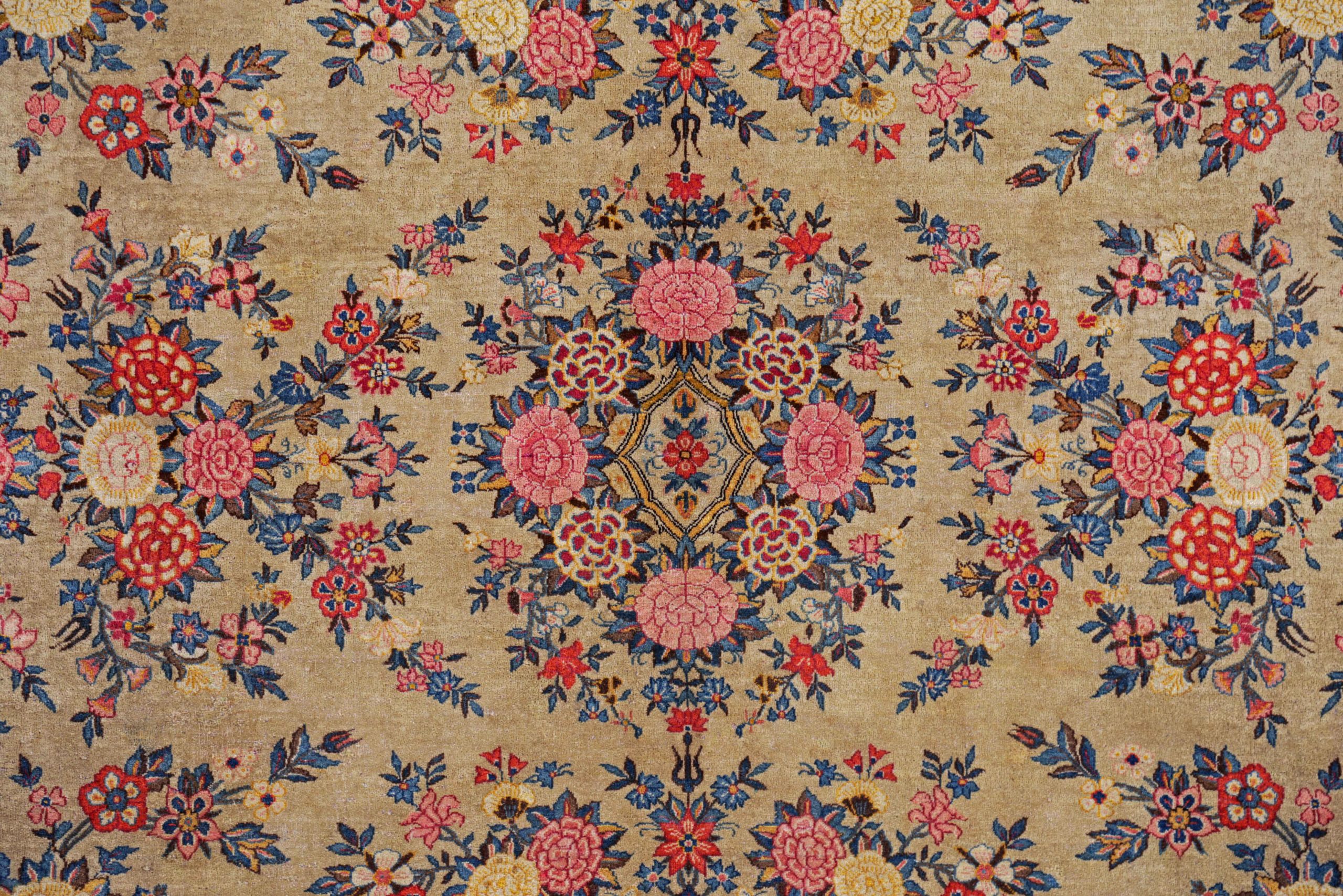 Thumbnail 4 for Antique Persian Kashan Transitional Rug 91410