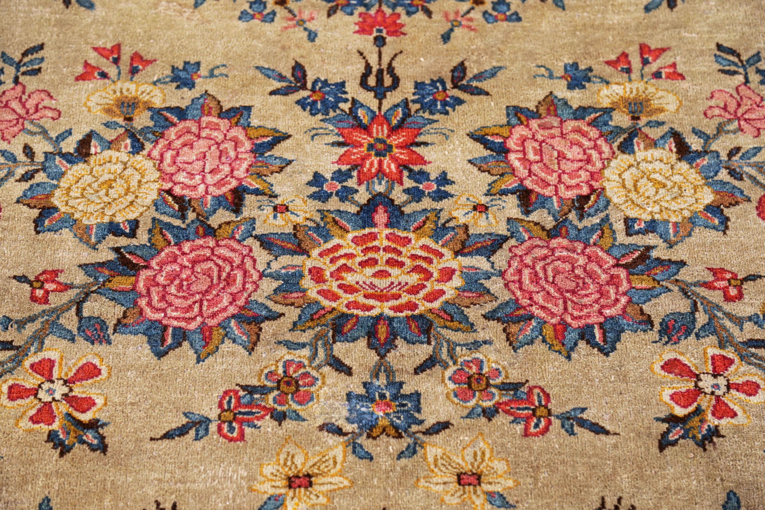 Thumbnail 8 for Antique Persian Kashan Transitional Rug 91410