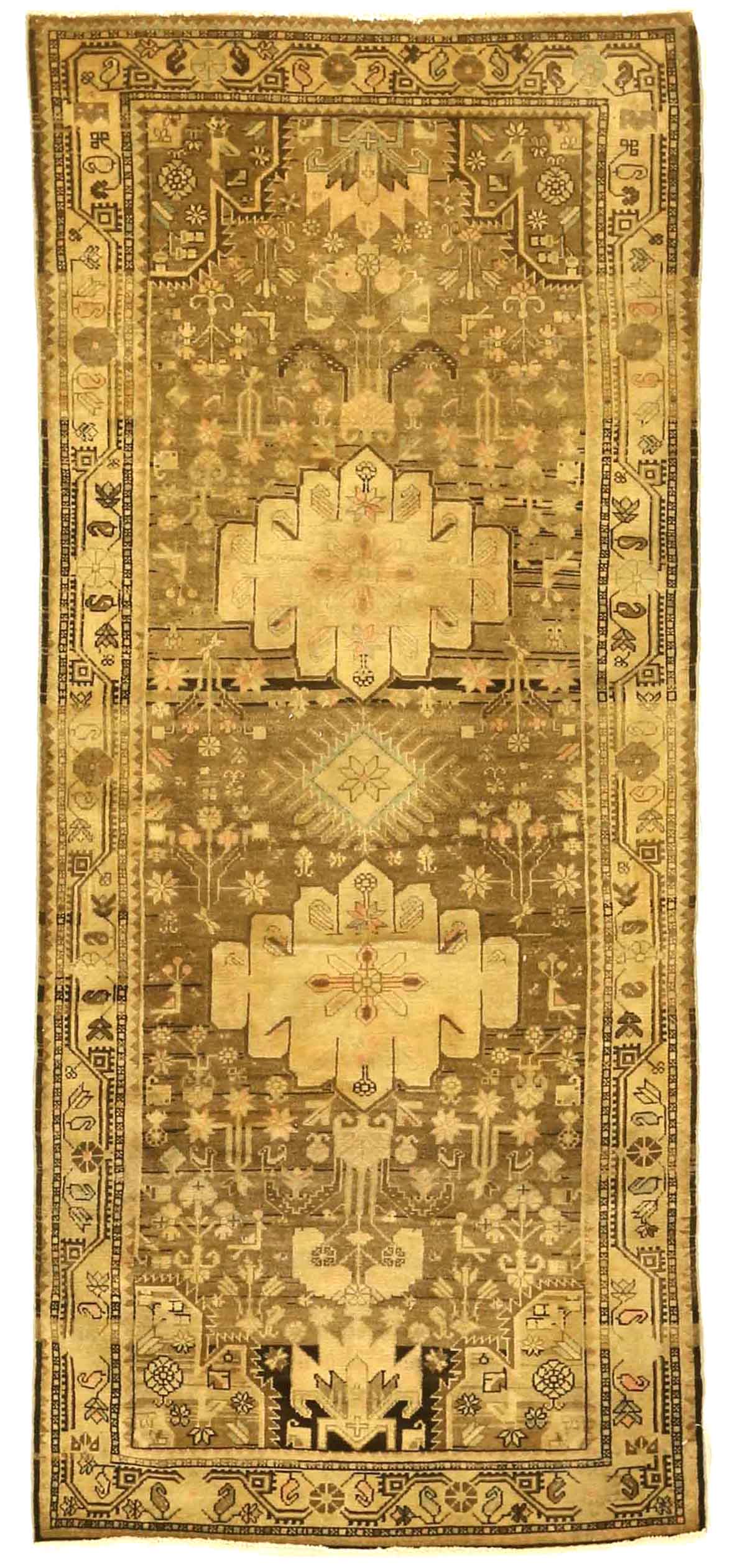 Thumbnail 8 for Antique Persian Transitional Rug 74024