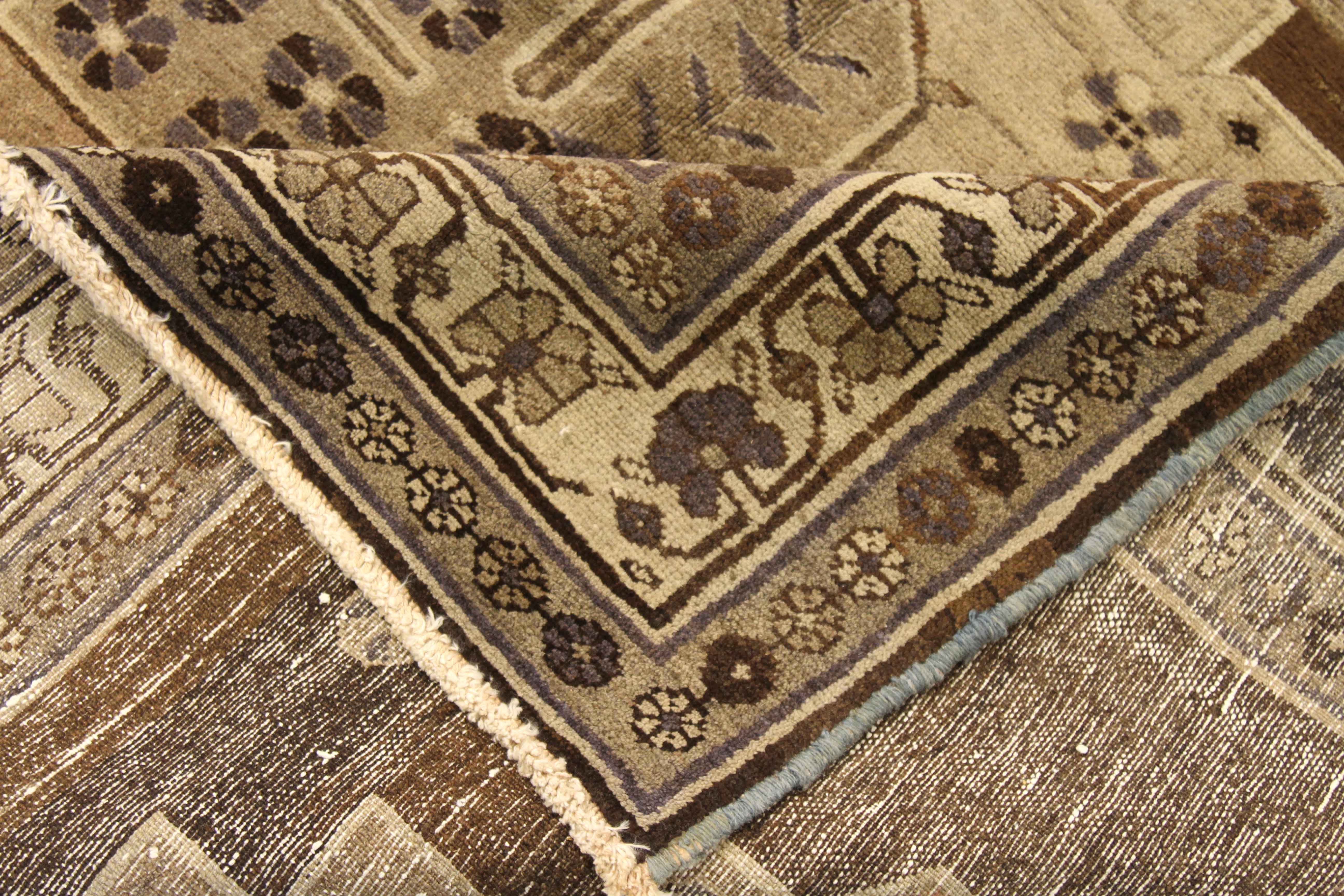 Thumbnail 2 for Antique Persian Varamin Transitional Rug 74071