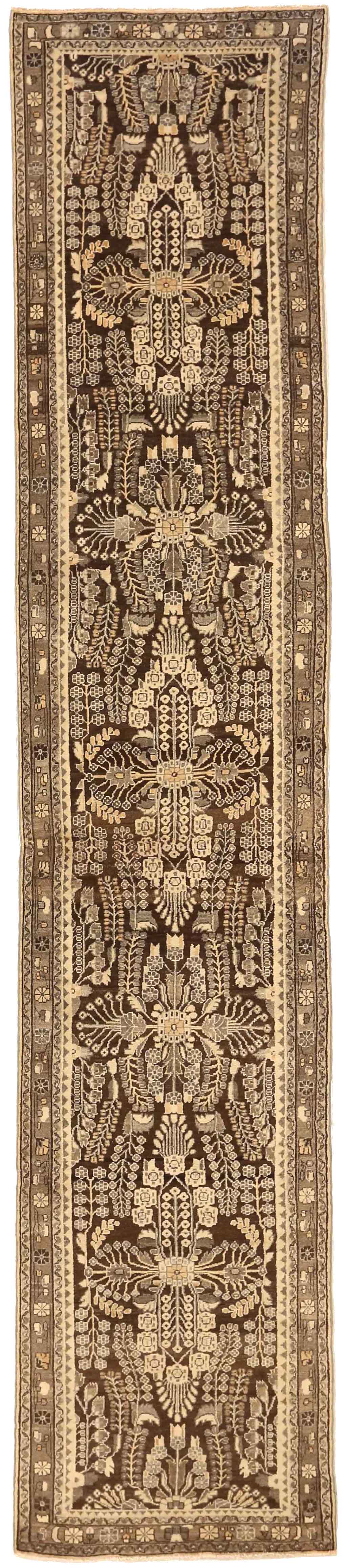 Thumbnail 4 for Antique Persian Dargezin Traditional Rug 74057