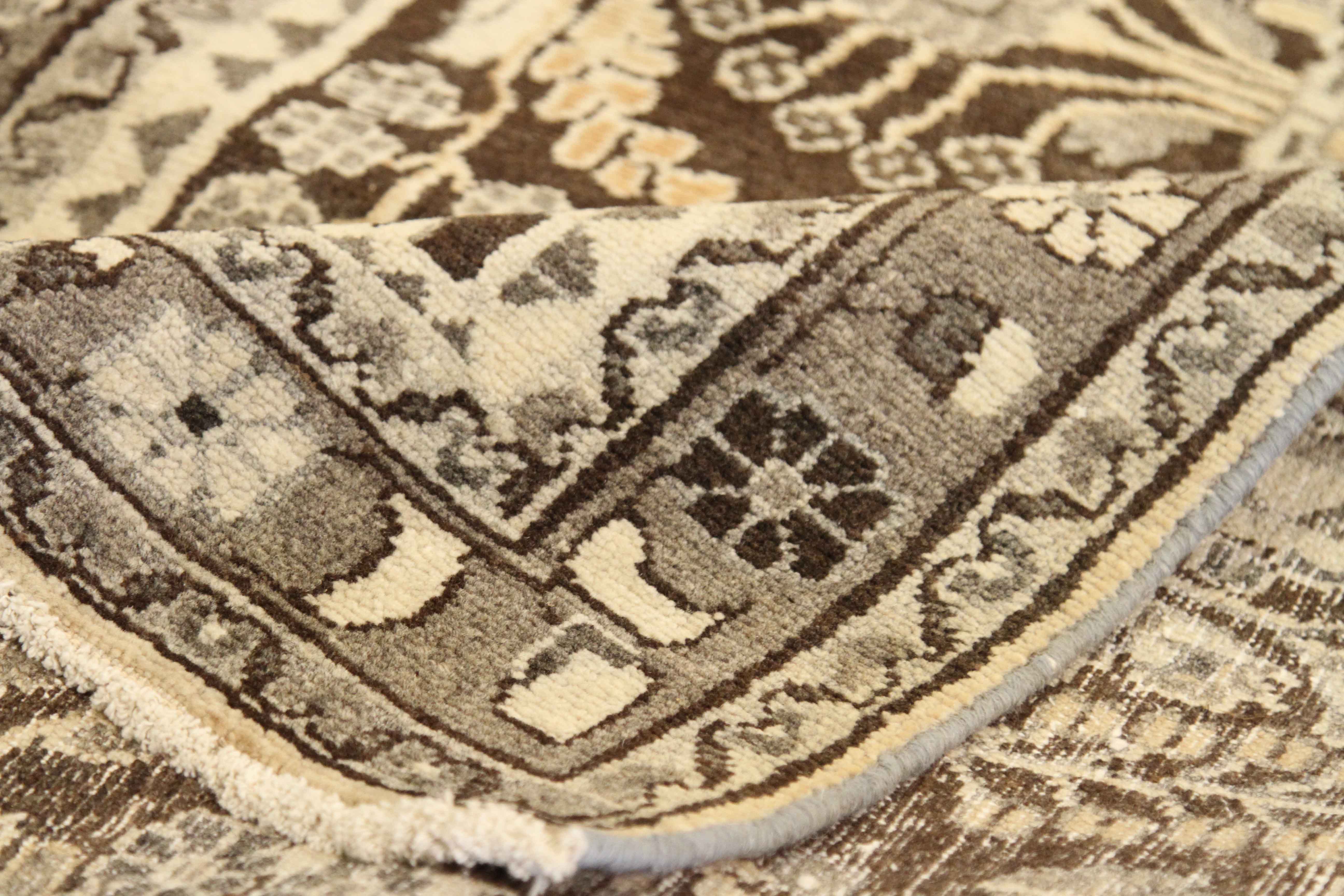 Thumbnail 3 for Antique Persian Dargezin Traditional Rug 74057