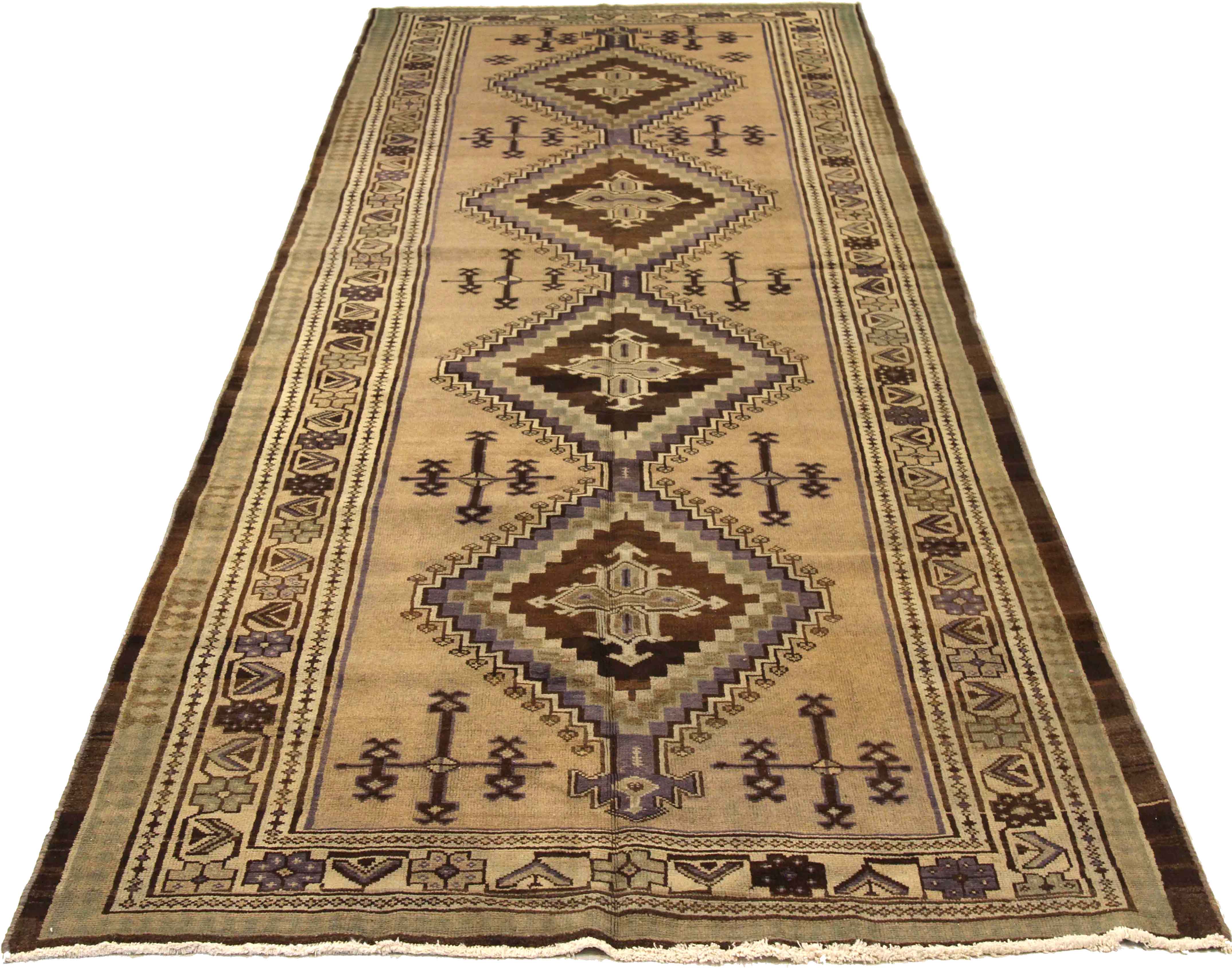 Thumbnail 8 for Antique Persian Varamin Traditional Rug 74047