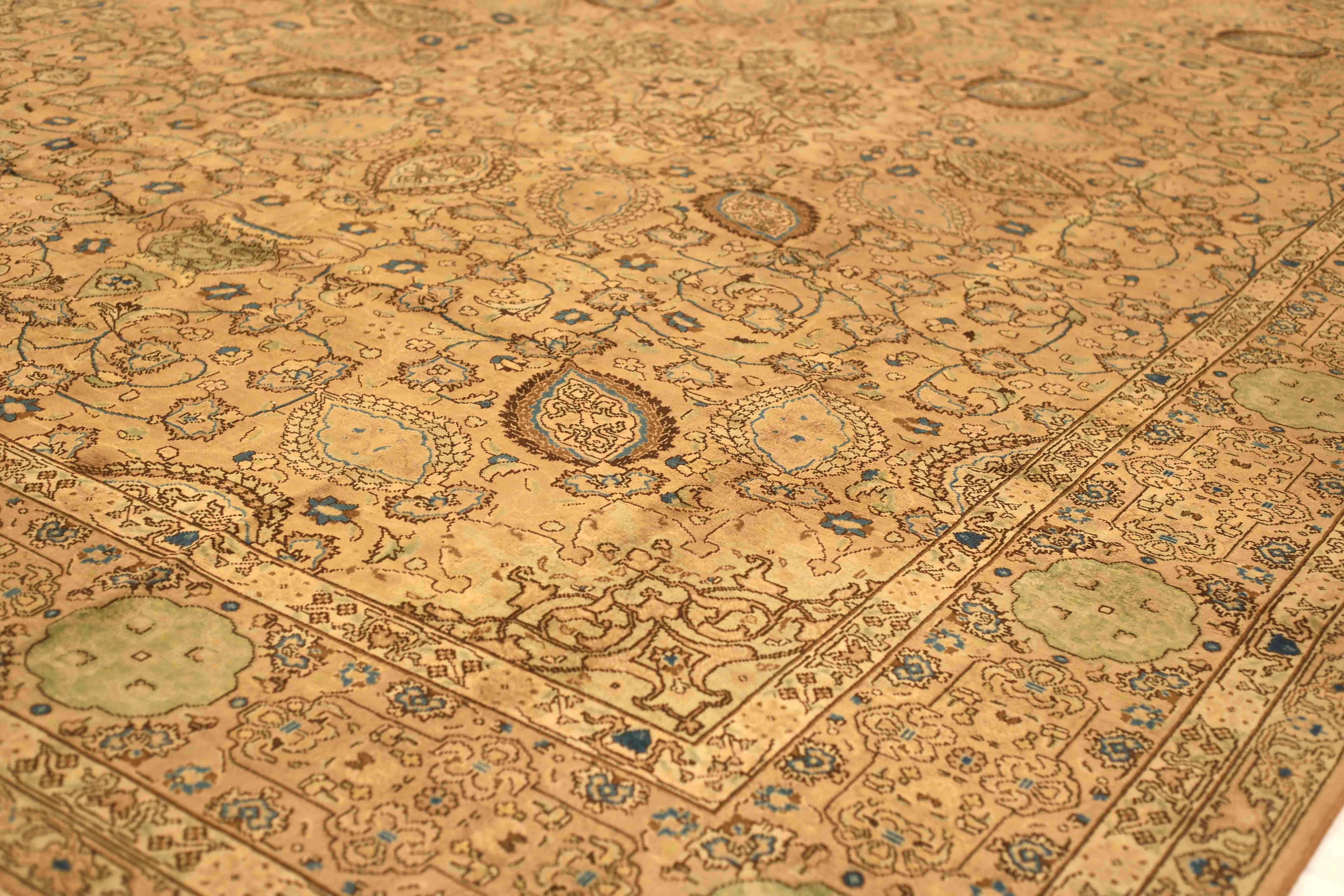 Thumbnail 12 for Antique Persian Tabriz Transitional Rug 16073