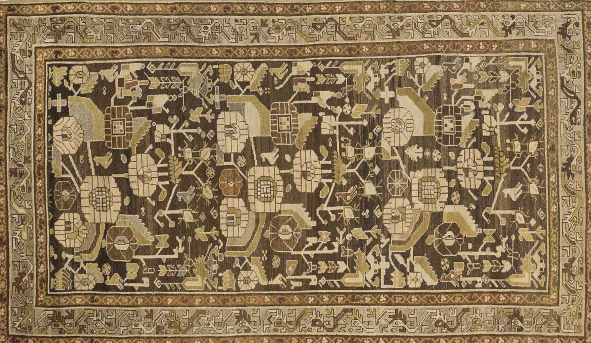 Thumbnail 6 for Antique Persian Malayer Transitional Rug 16087