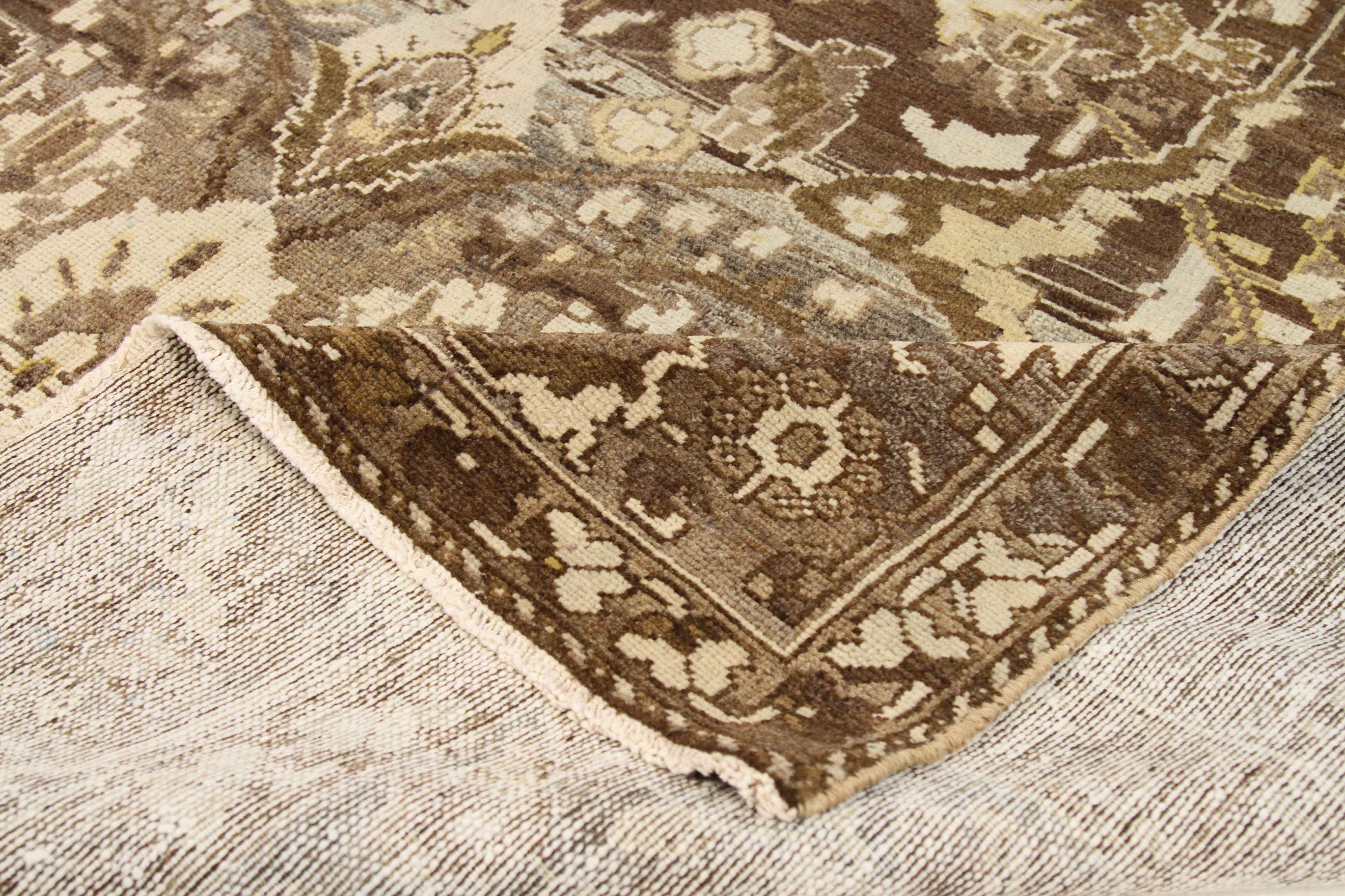 Thumbnail 4 for Antique Persian Bakhtiar Transitional Rug 16104