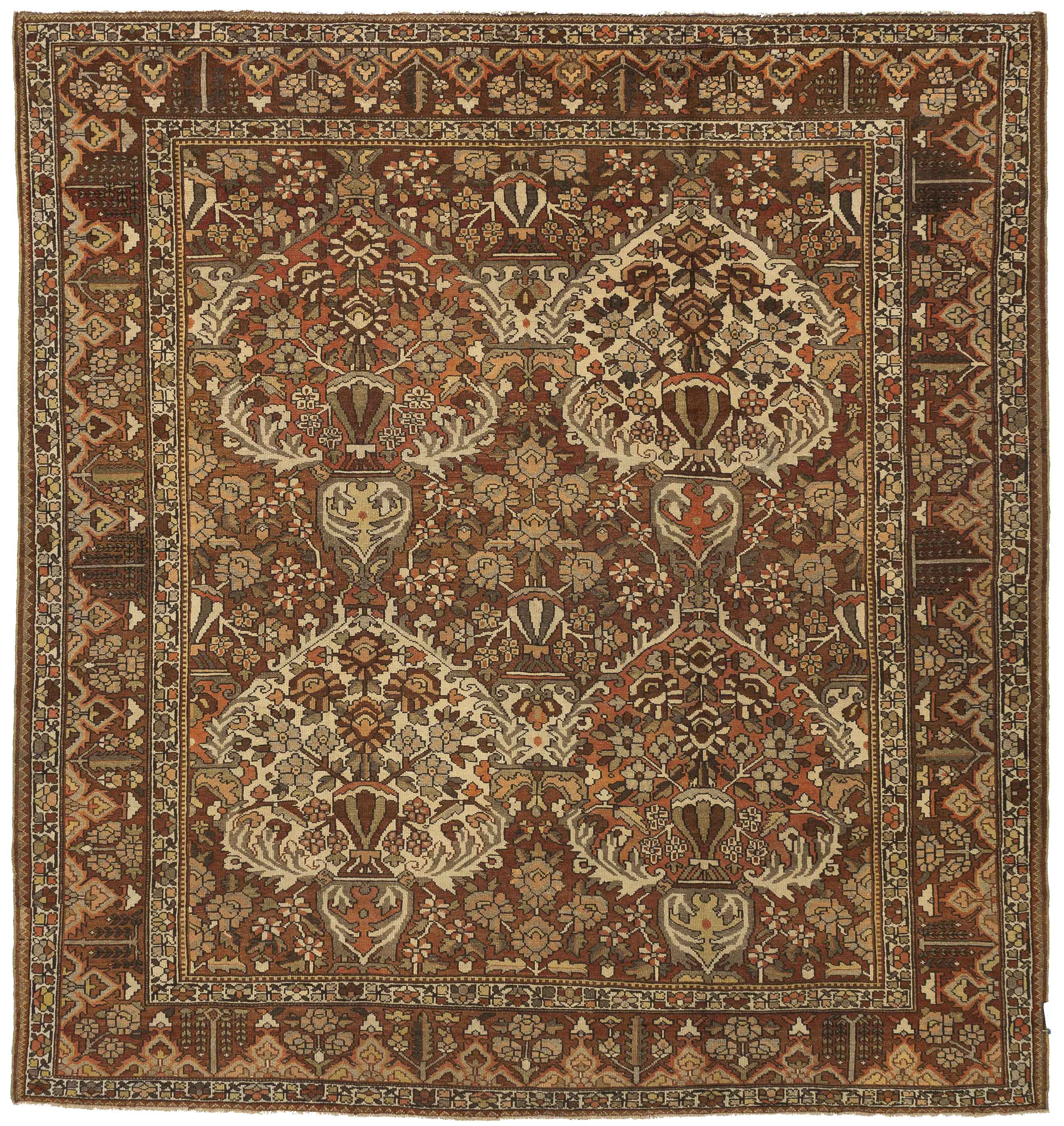 Thumbnail 13 for Antique Persian Bakhtiar Transitional Rug 16106