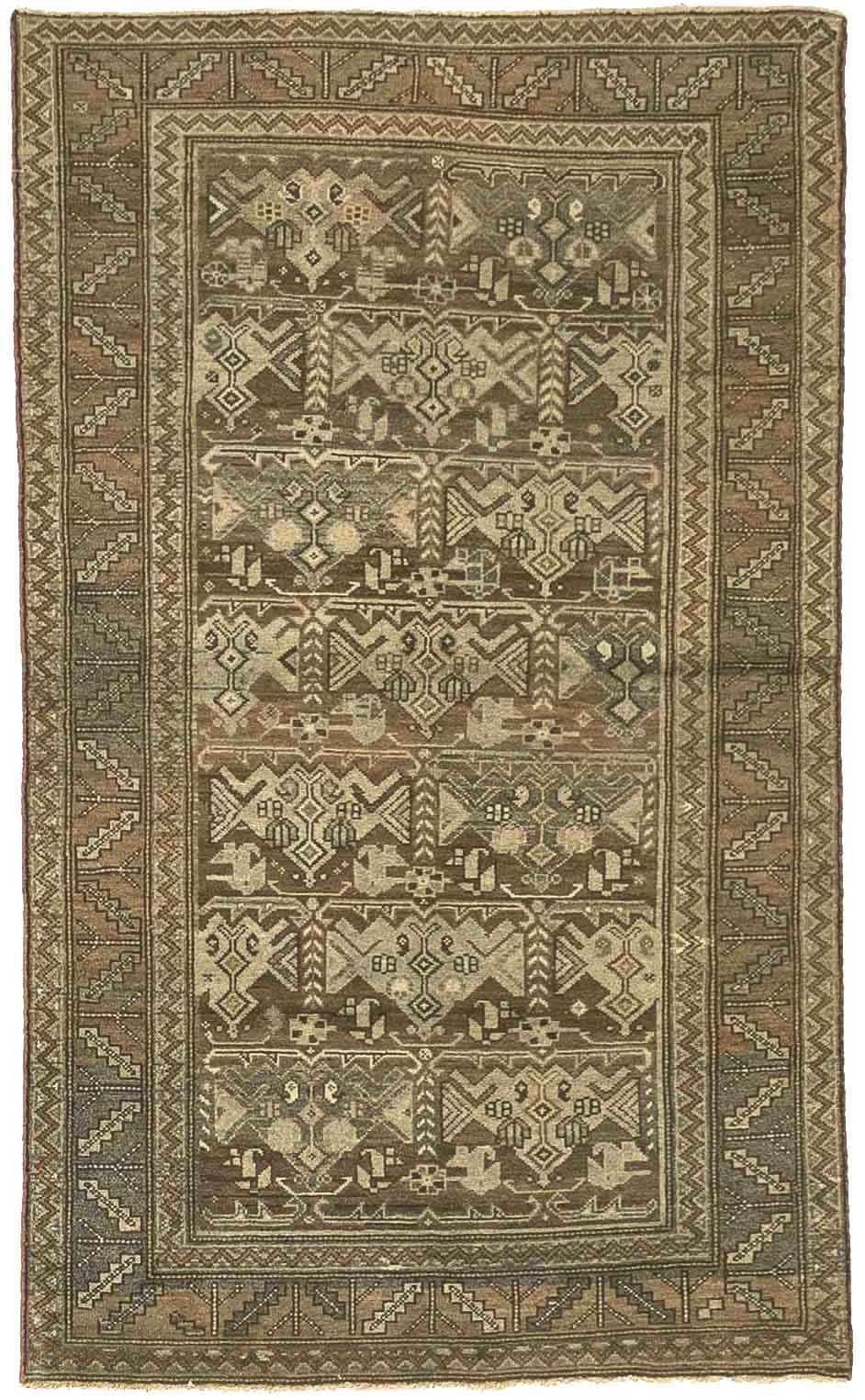 Thumbnail 15 for Antique Persian Malayer Transitional Rug 16108