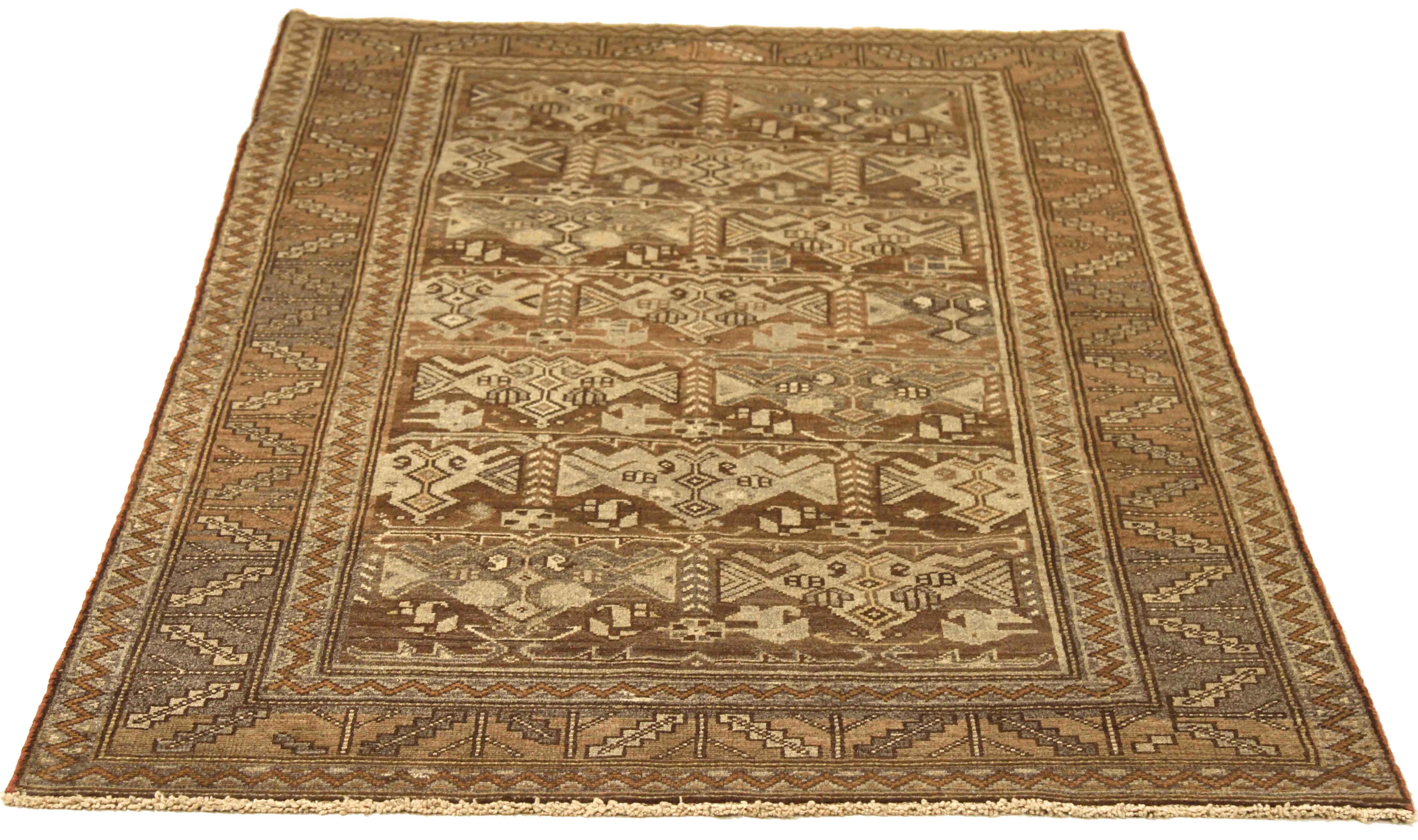 Thumbnail 7 for Antique Persian Malayer Transitional Rug 16108
