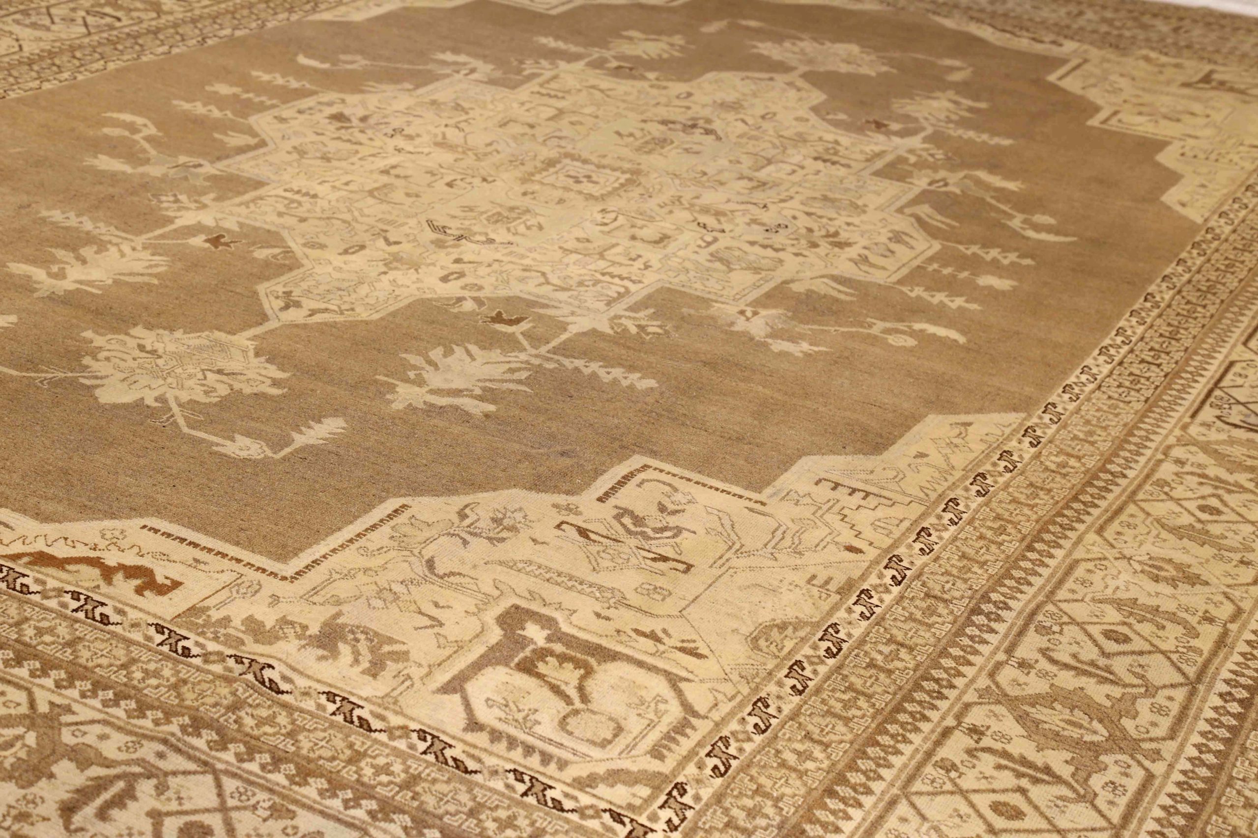 Thumbnail 15 for Antique Persian Tabriz Transitional Rug 16124