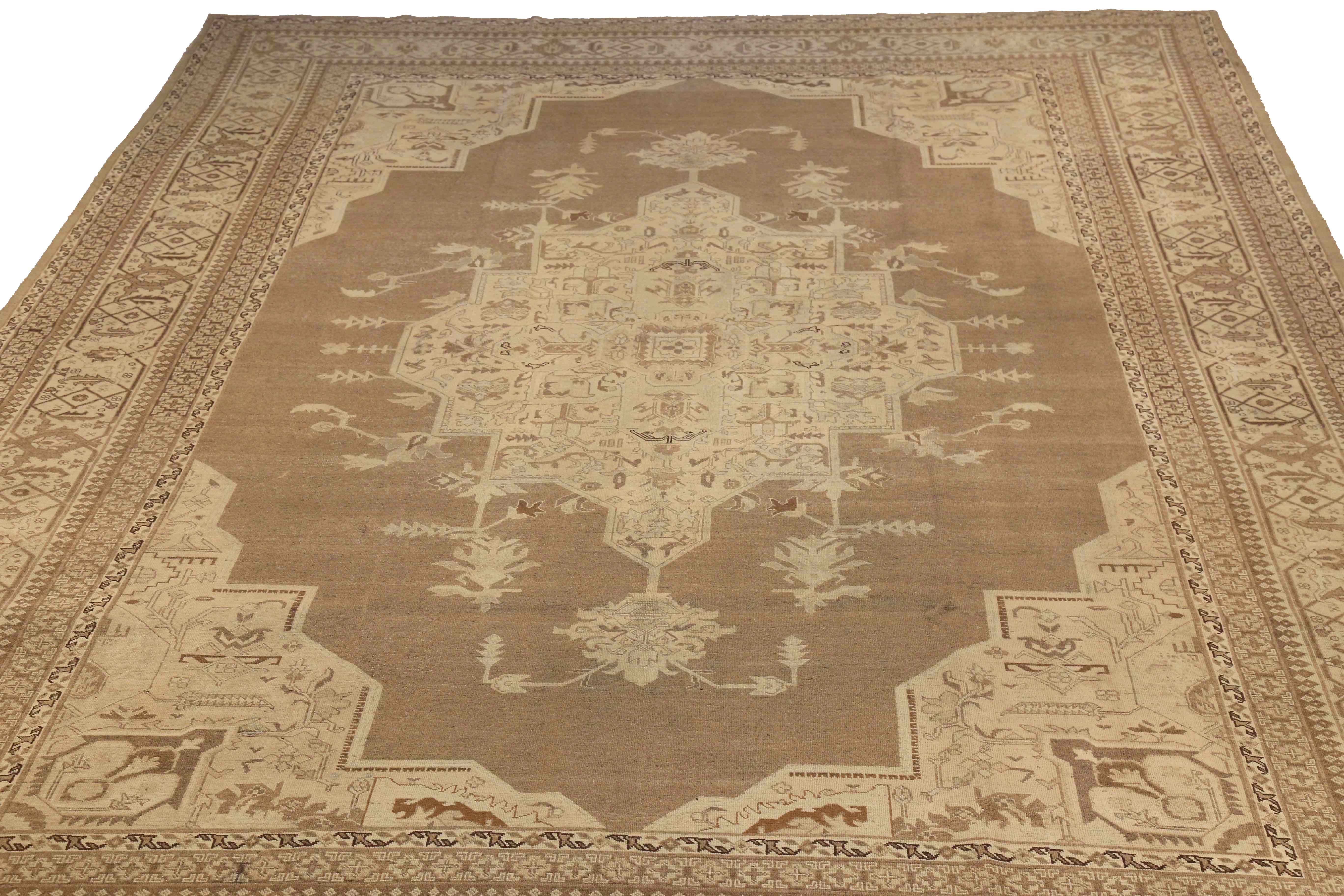 Thumbnail 5 for Antique Persian Tabriz Transitional Rug 16124