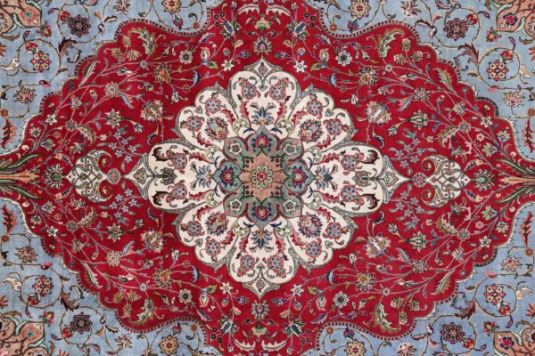 Thumbnail 3 for Antique Persian Tabriz Traditional Rug 91442