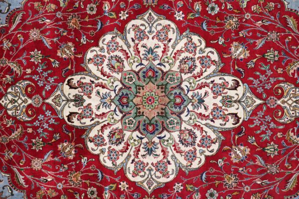 Thumbnail 2 for Antique Persian Tabriz Traditional Rug 91442