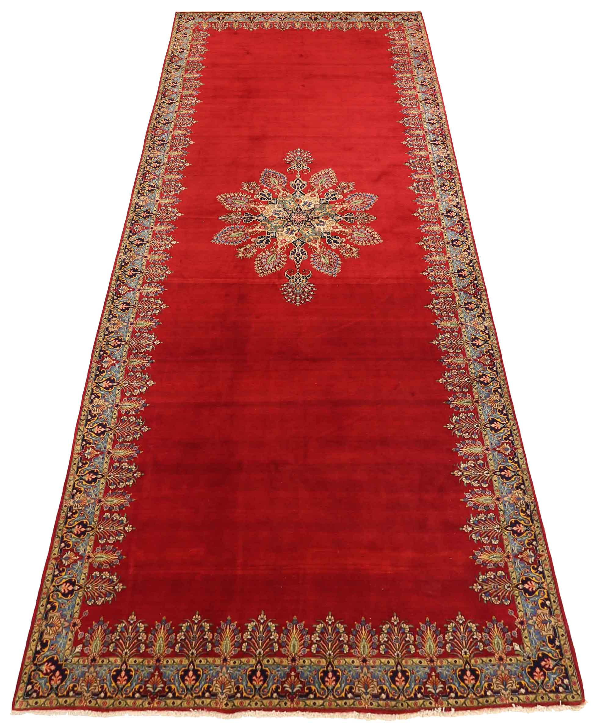 Thumbnail 4 for Antique Persian Tabriz Traditional Rug 74132