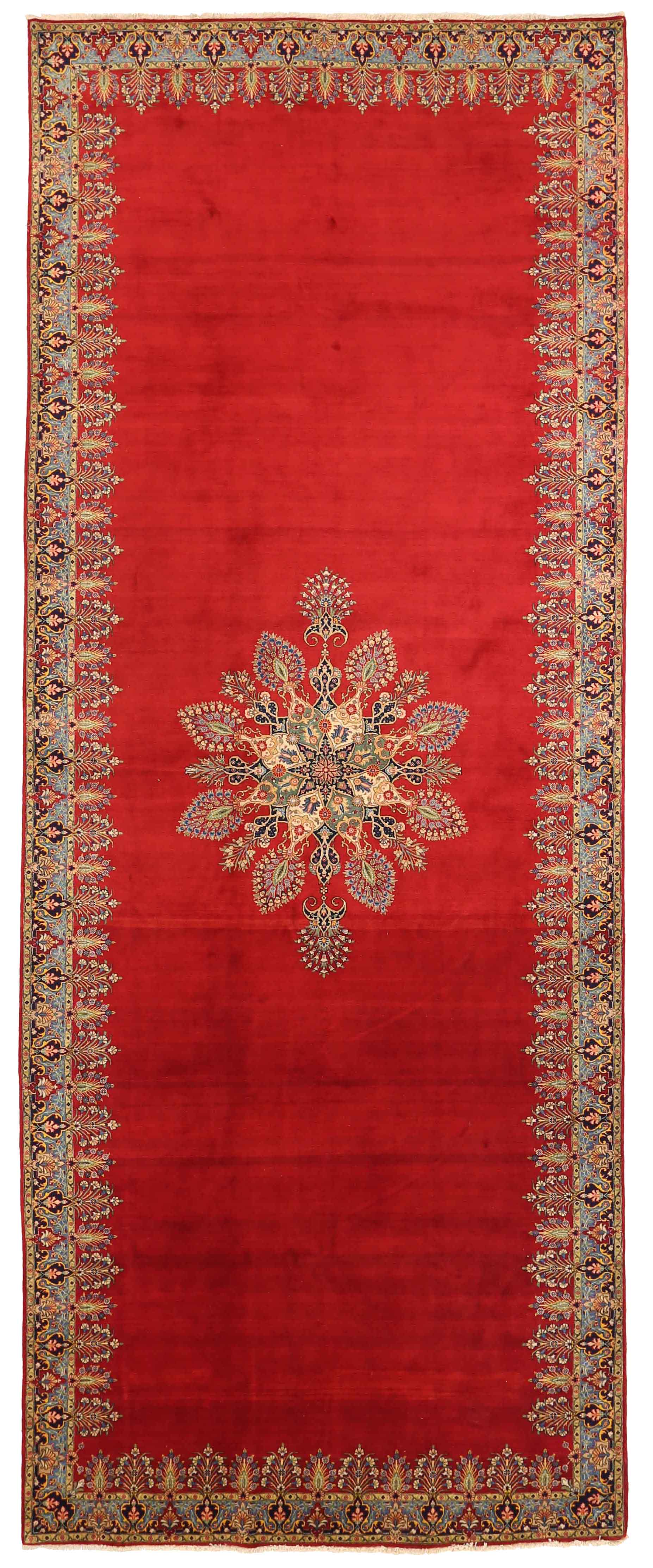 Thumbnail 3 for Antique Persian Tabriz Traditional Rug 74132