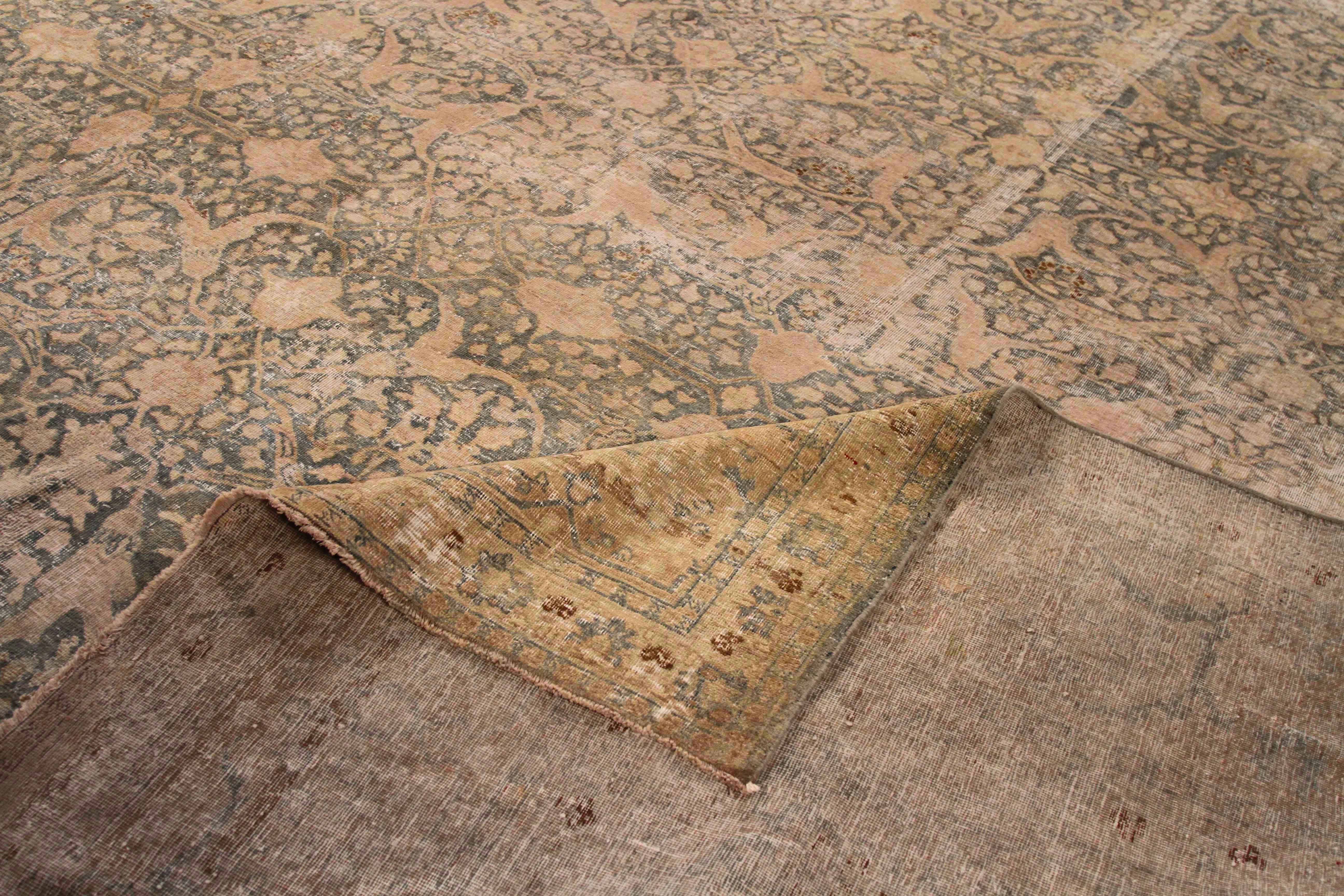 Thumbnail 2 for Antique Persian Tabriz Transitional Rug 69357