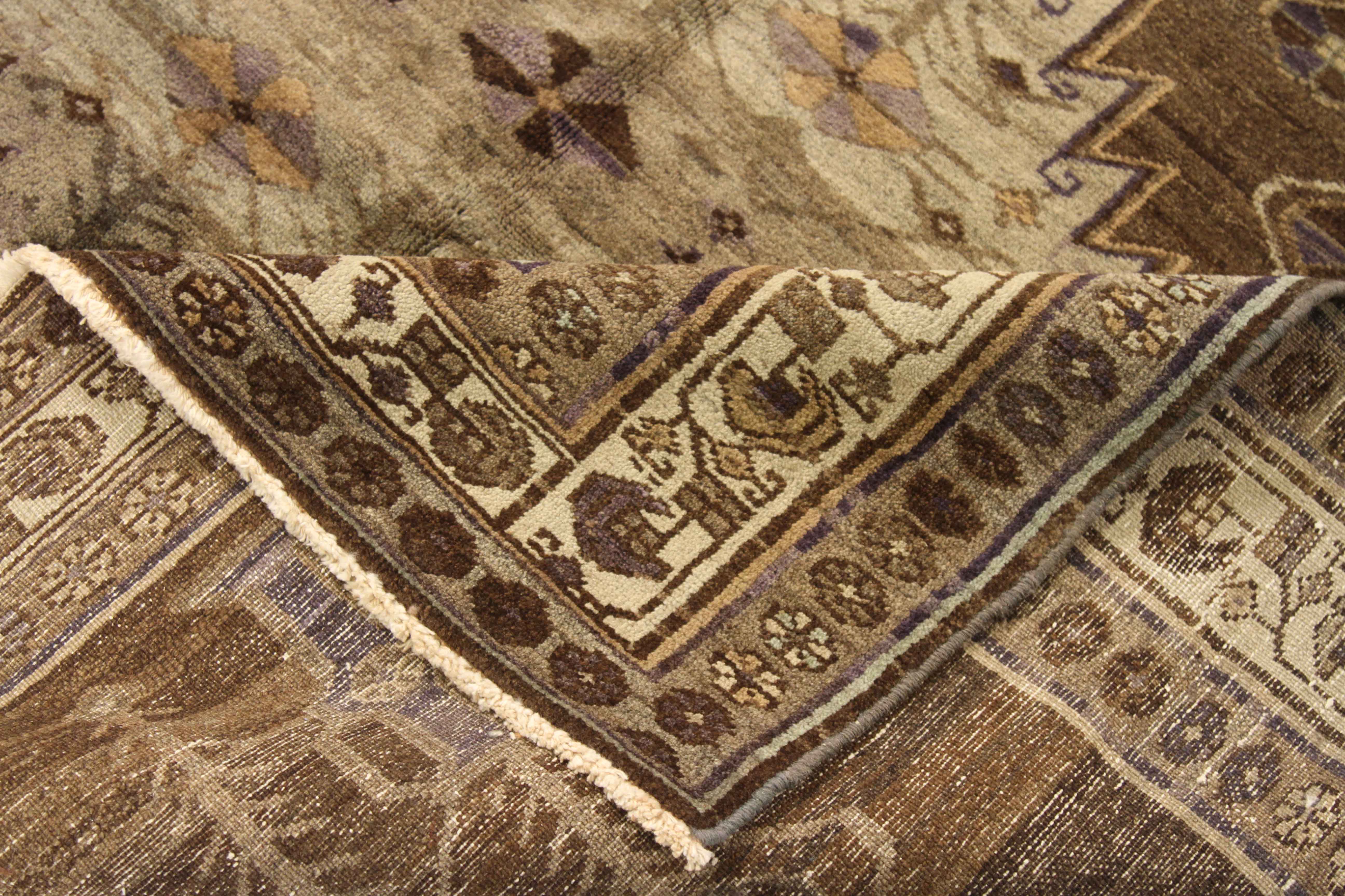 Thumbnail 2 for Antique Persian Varamin Traditional Rug 74134