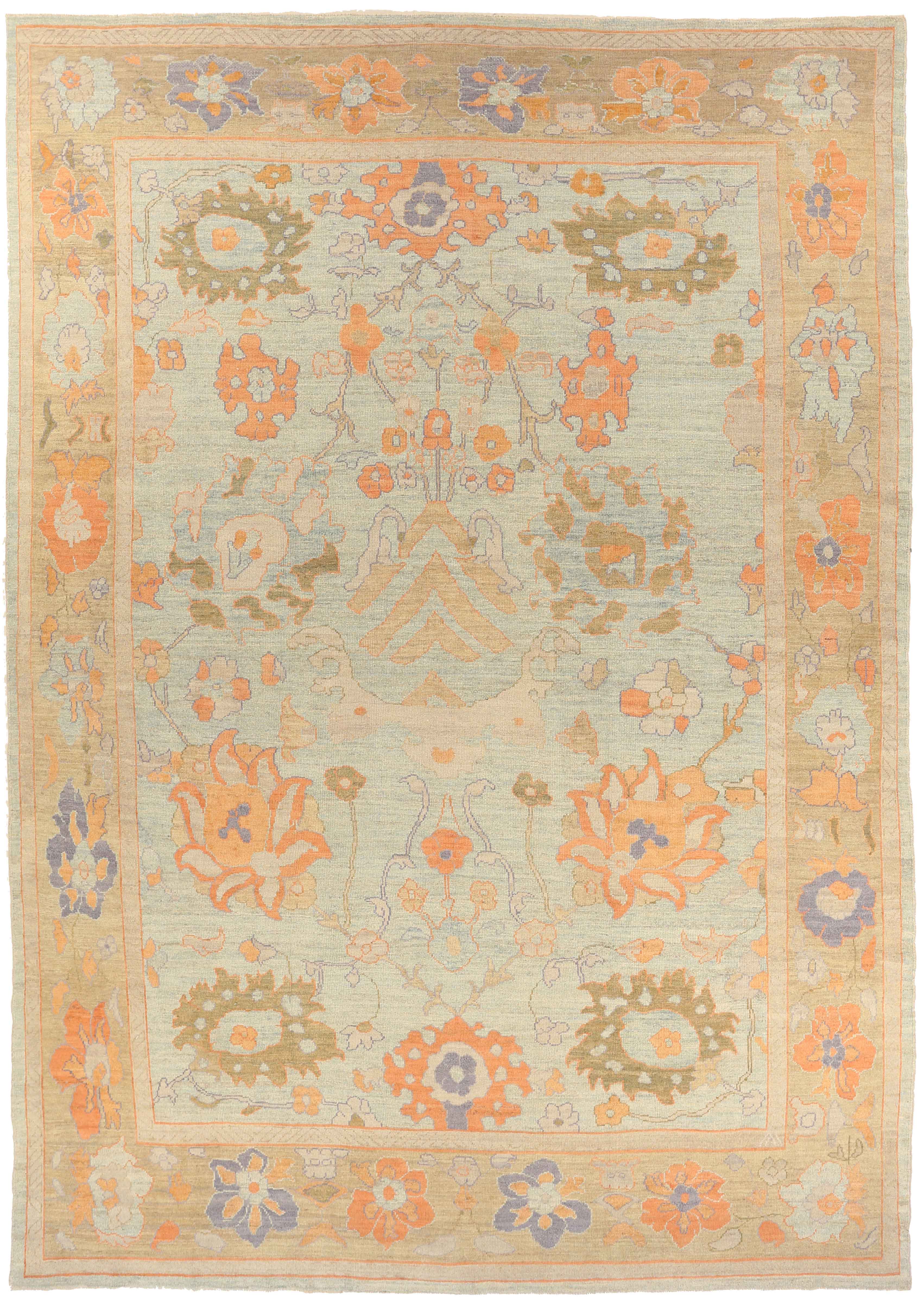 Thumbnail 3 for Persian Oushak Transitional Rug 69351