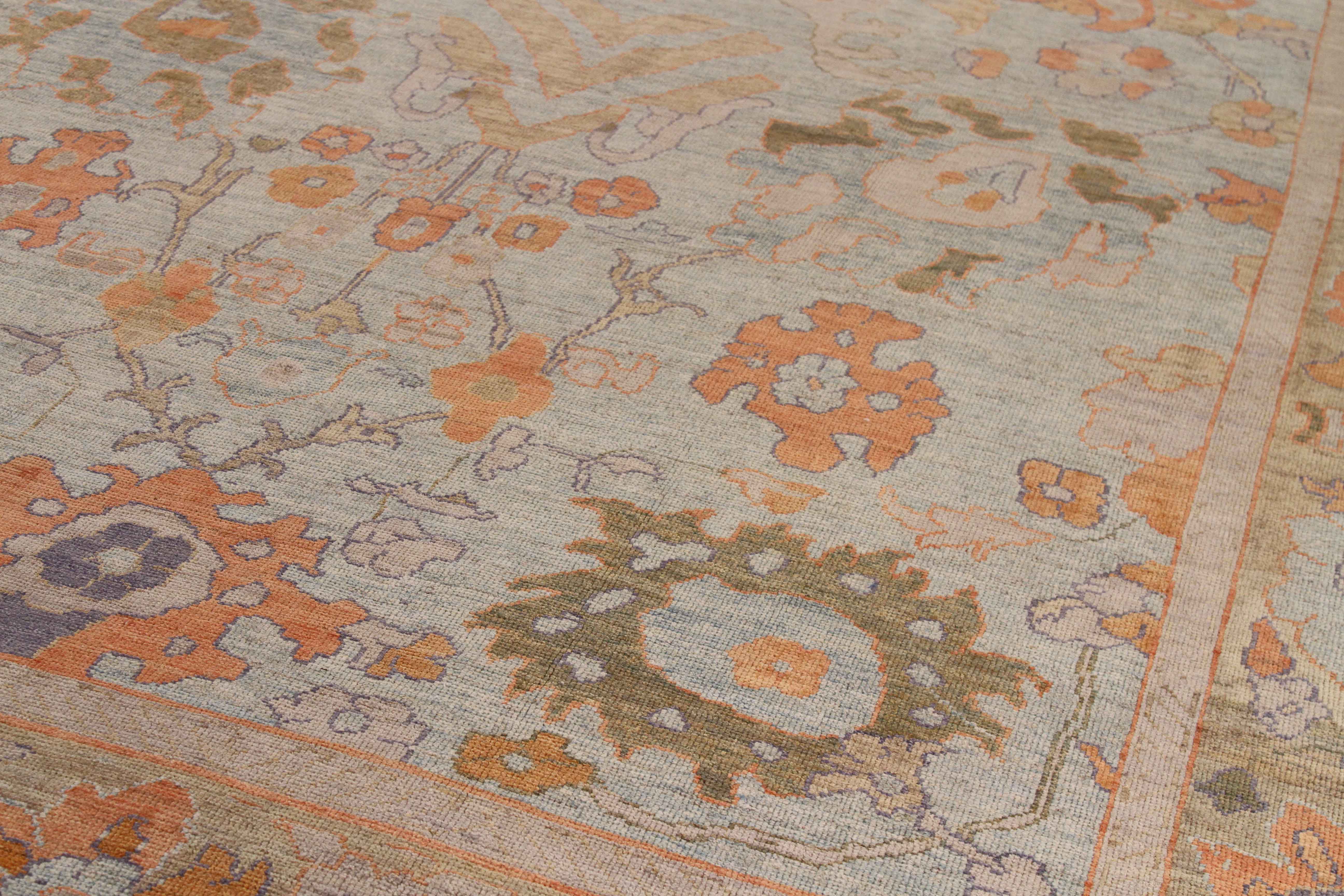 Thumbnail 6 for Persian Oushak Transitional Rug 69351