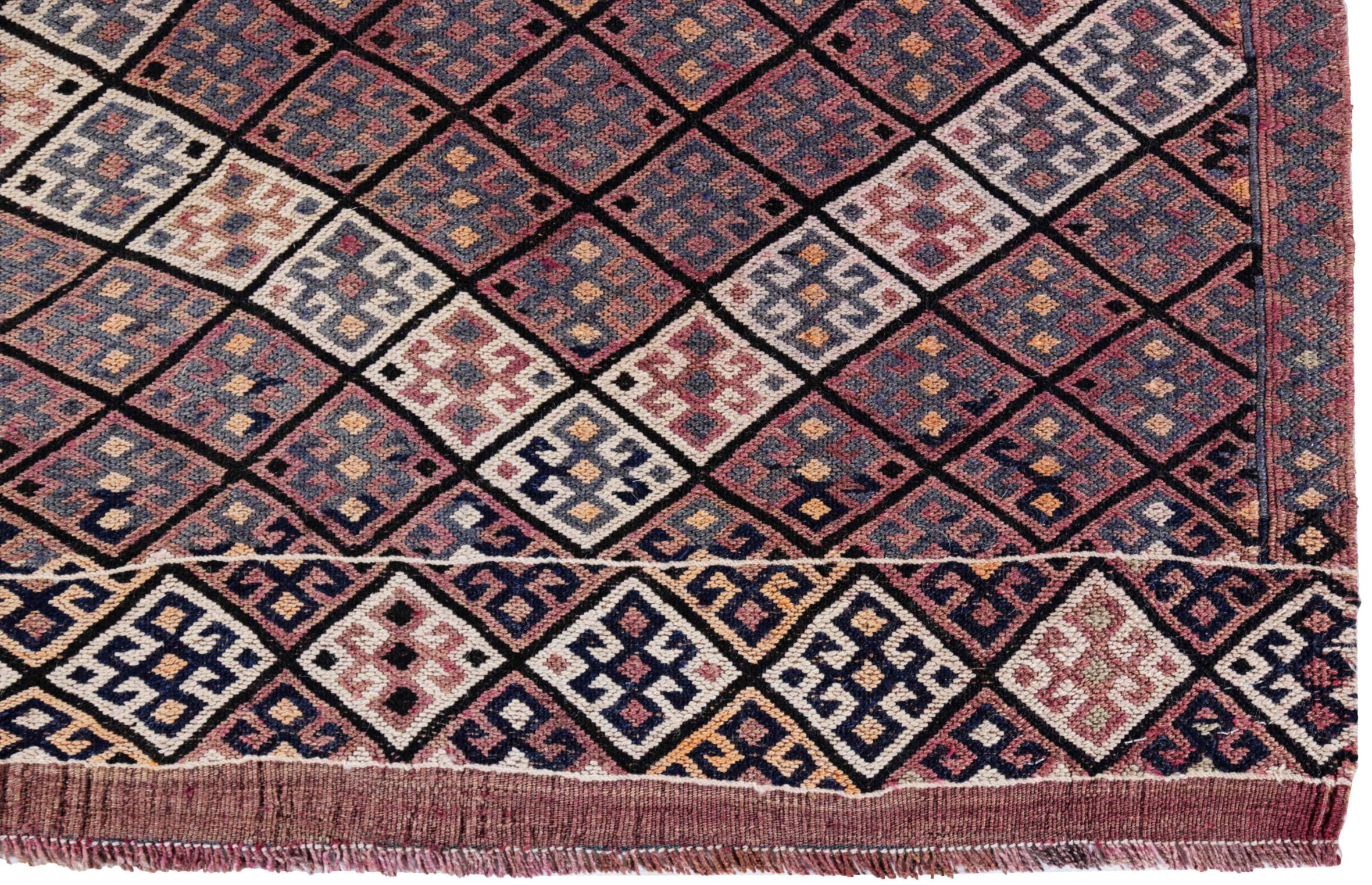 Thumbnail 4 for Antique Persian Transitional Rug 91308