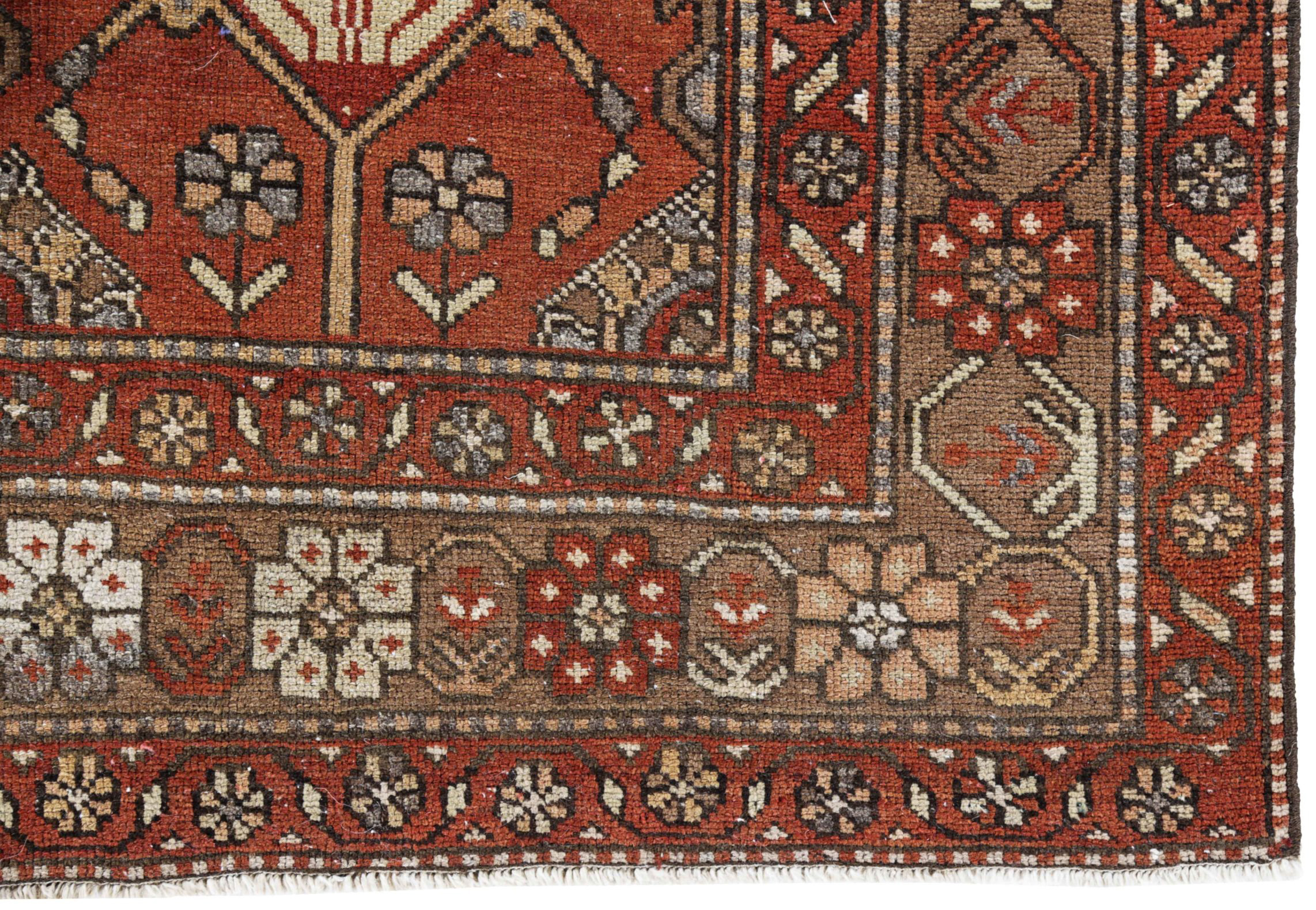 Thumbnail 3 for Antique Persian Bakhtiar Traditional Rug 91294
