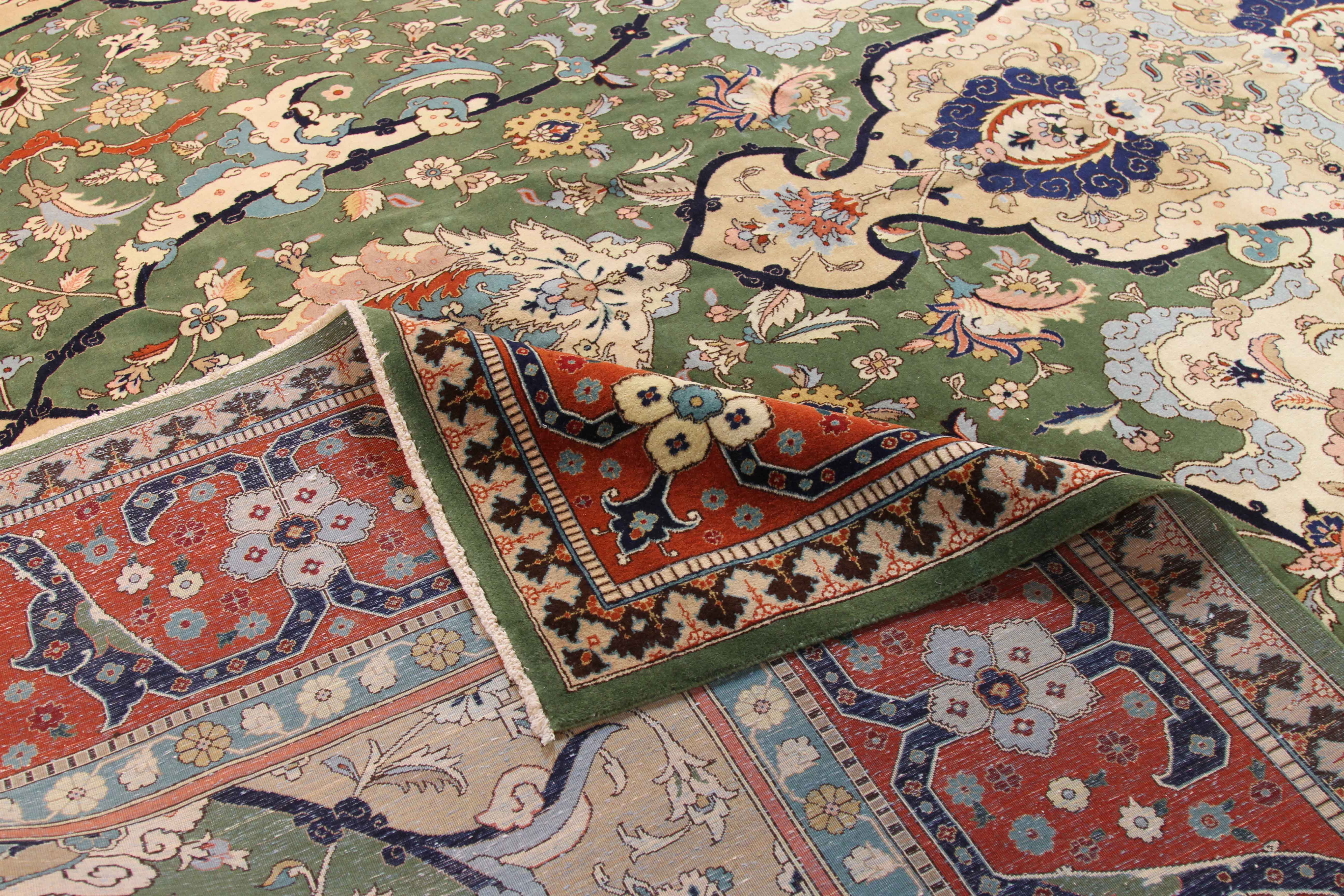 Thumbnail 2 for Persian Tabriz Transitional Rug 69374