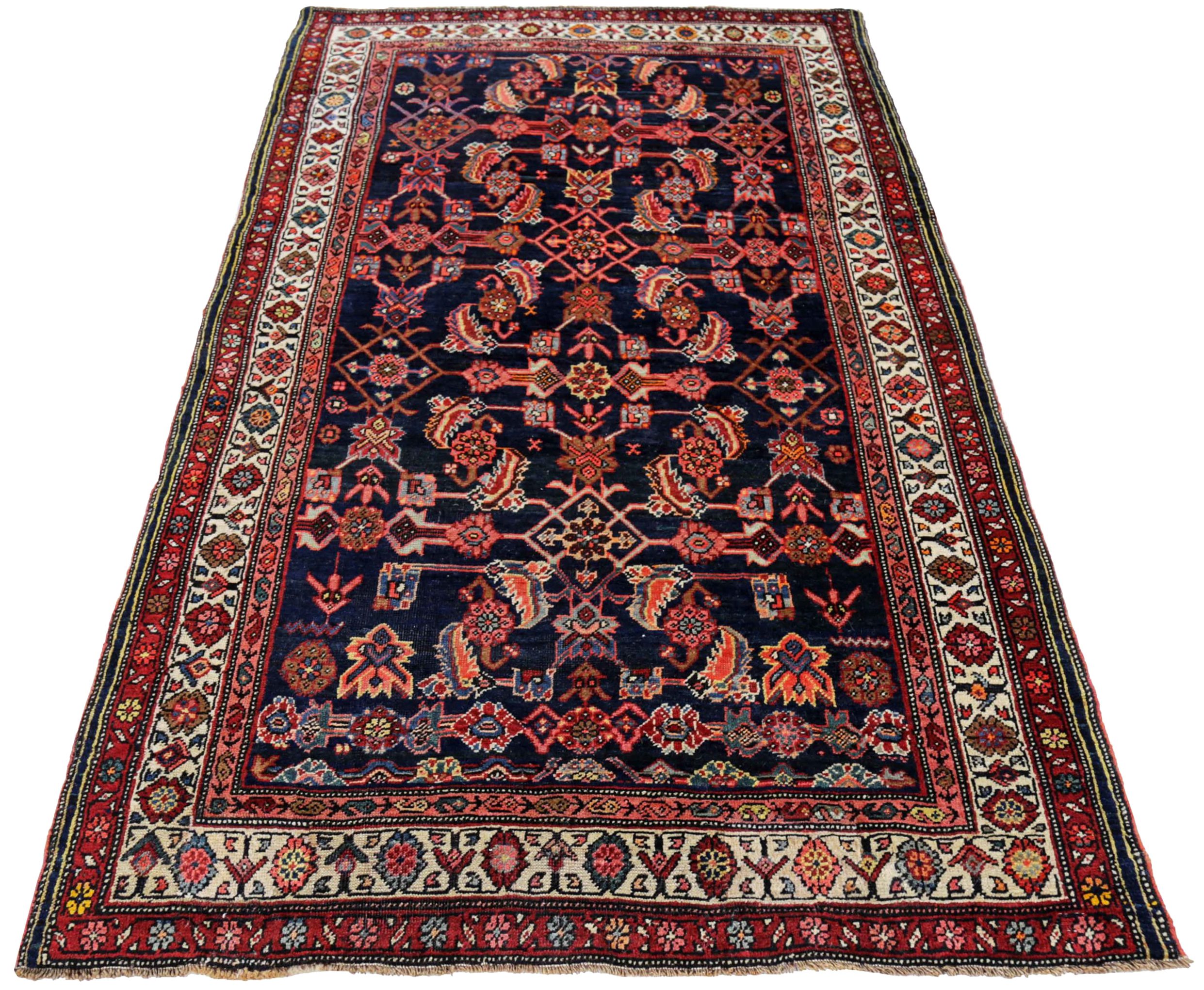 Thumbnail 7 for Antique Persian Bijar Traditional Rug 91281