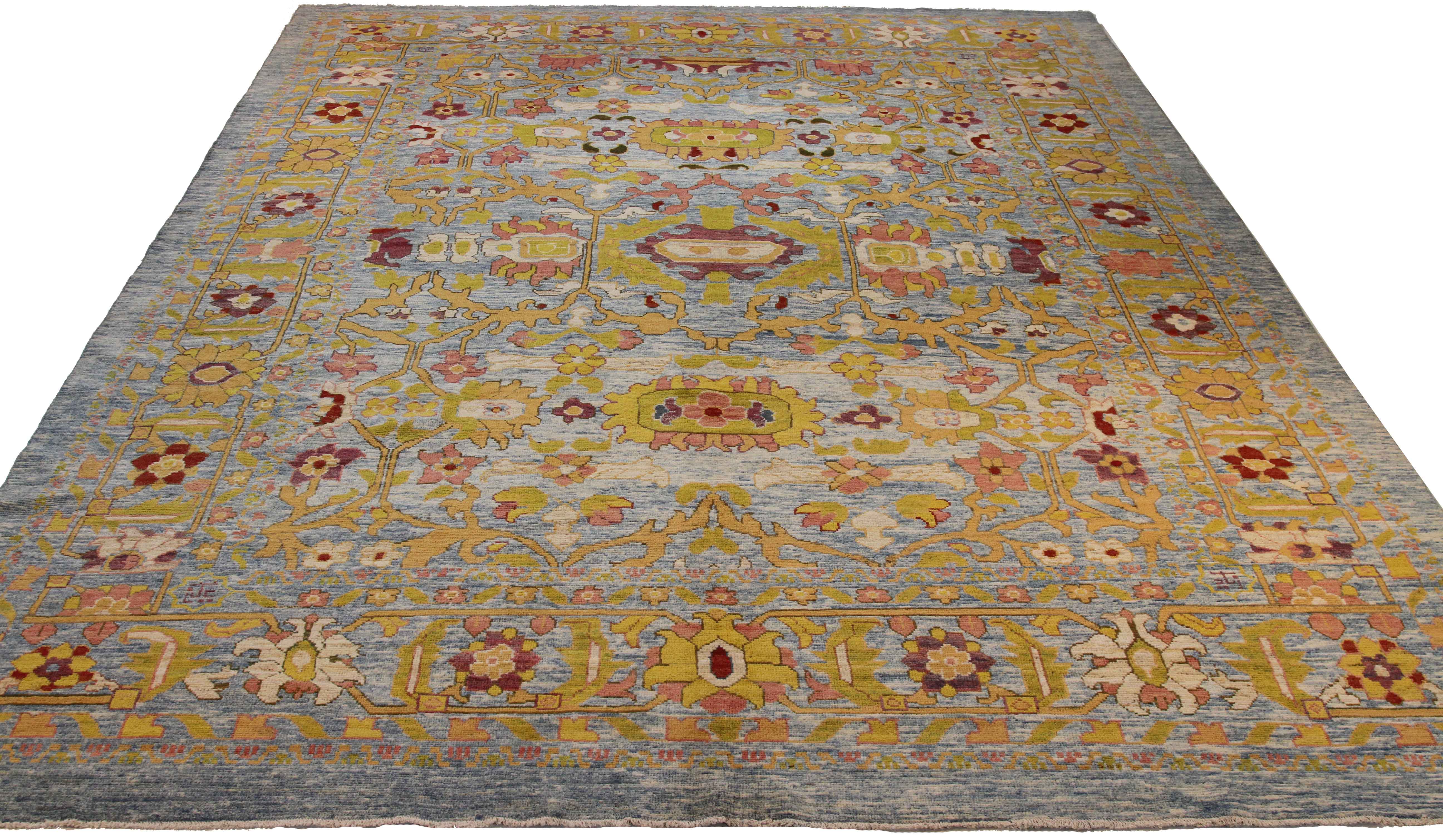 Thumbnail 7 for Persian Sultanabad Transitional Rug 69494