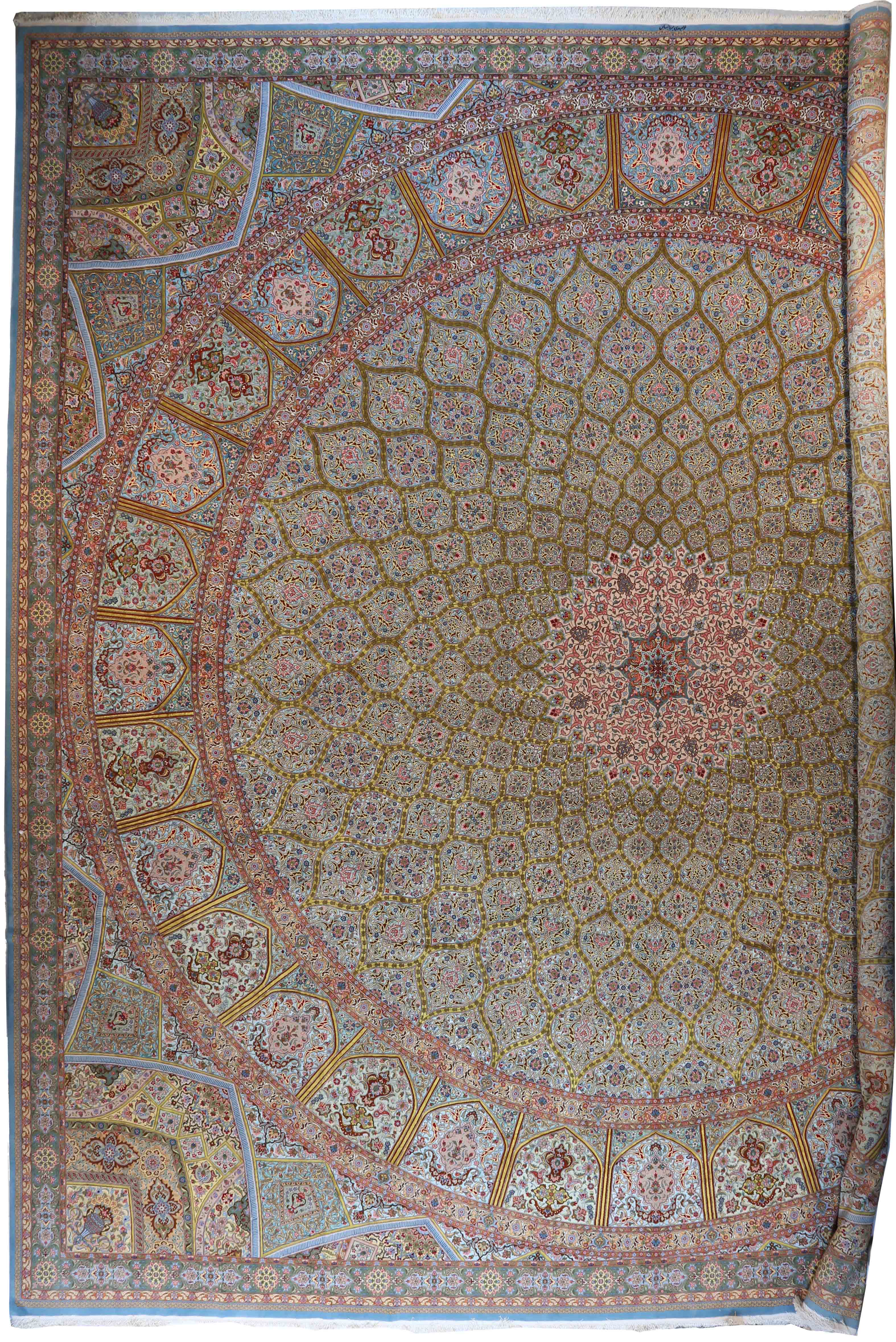 Thumbnail 9 for Persian Tabriz Traditional Rug 69537