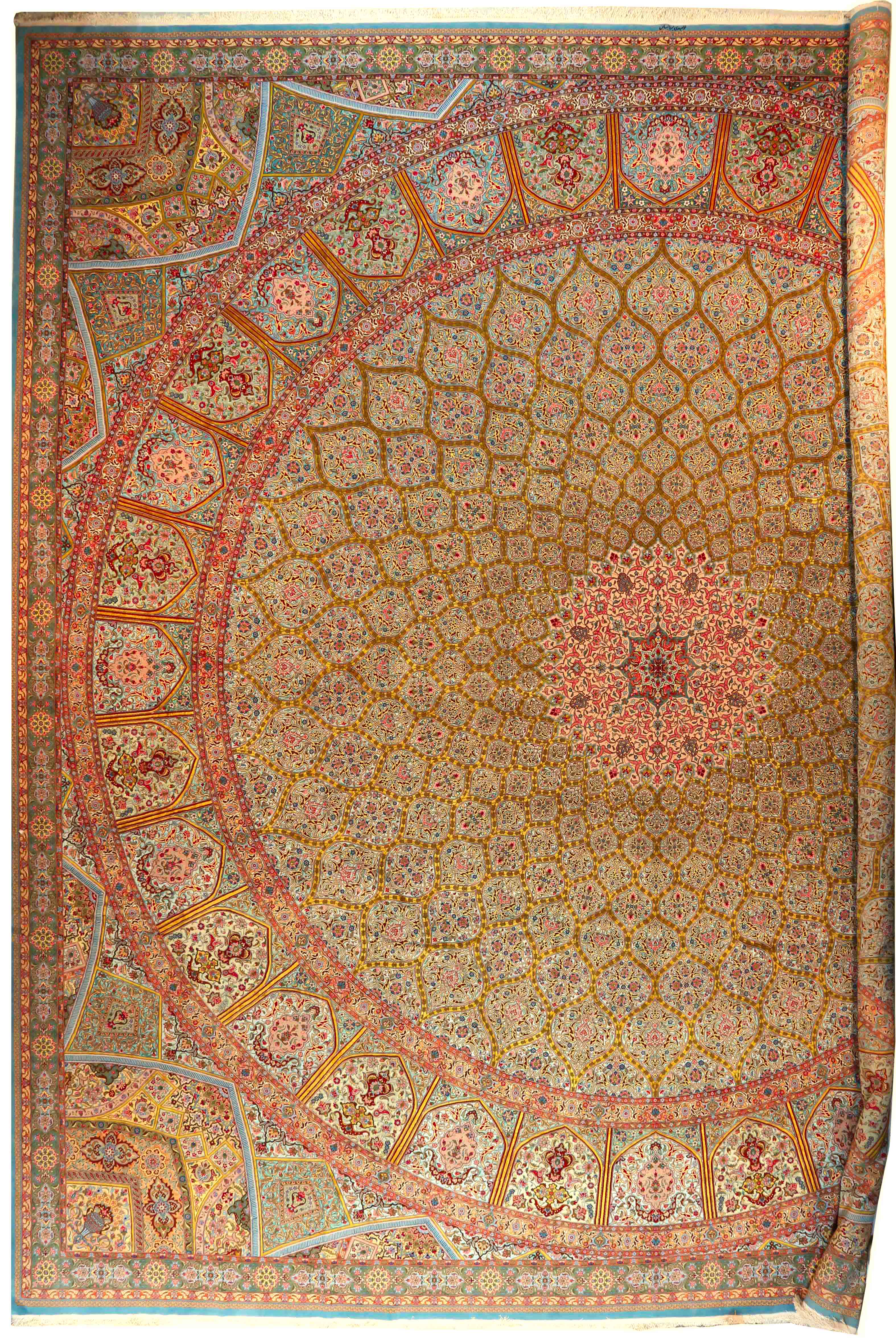 Thumbnail 4 for Persian Tabriz Traditional Rug 69537