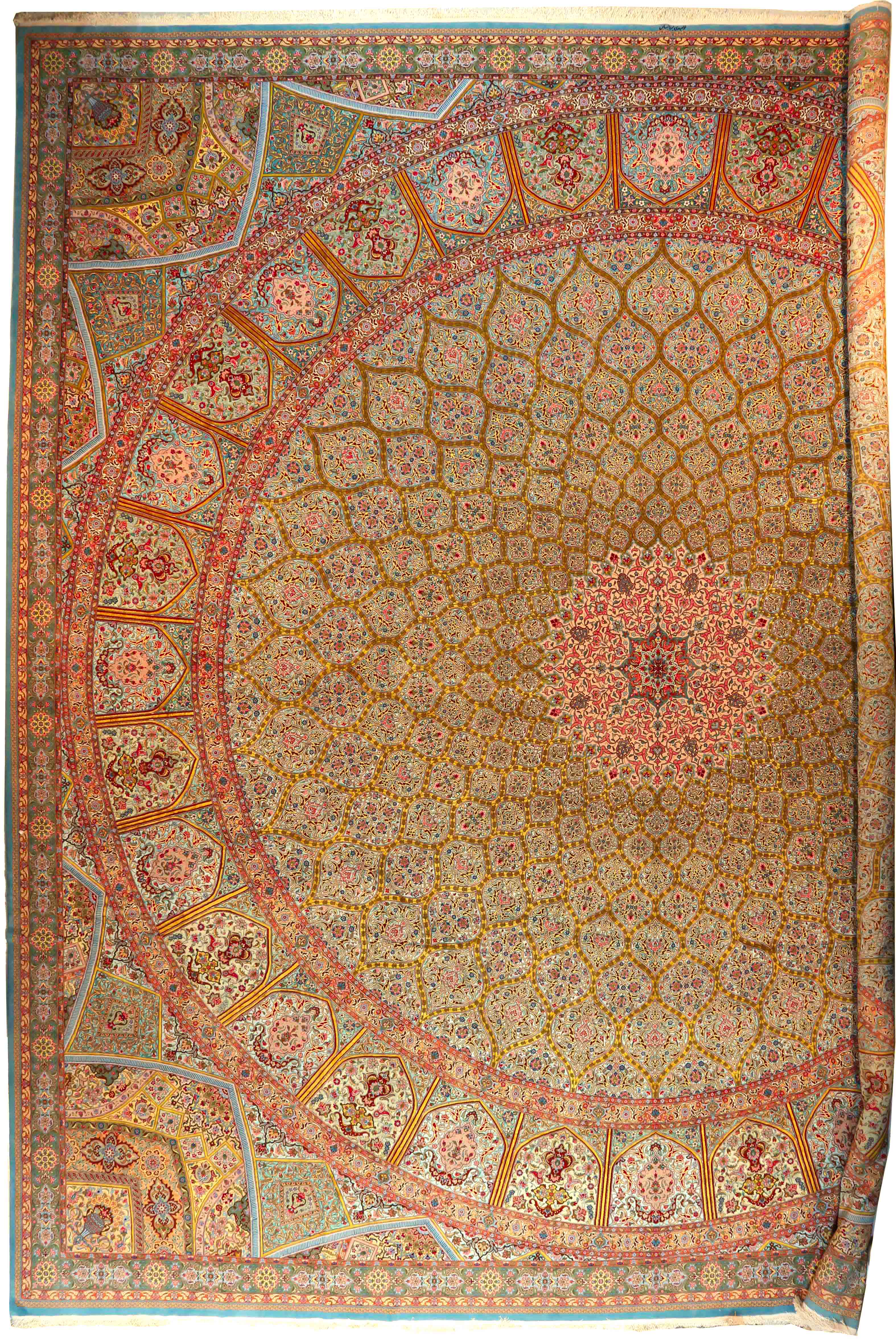 Thumbnail 3 for Persian Tabriz Traditional Rug 69538
