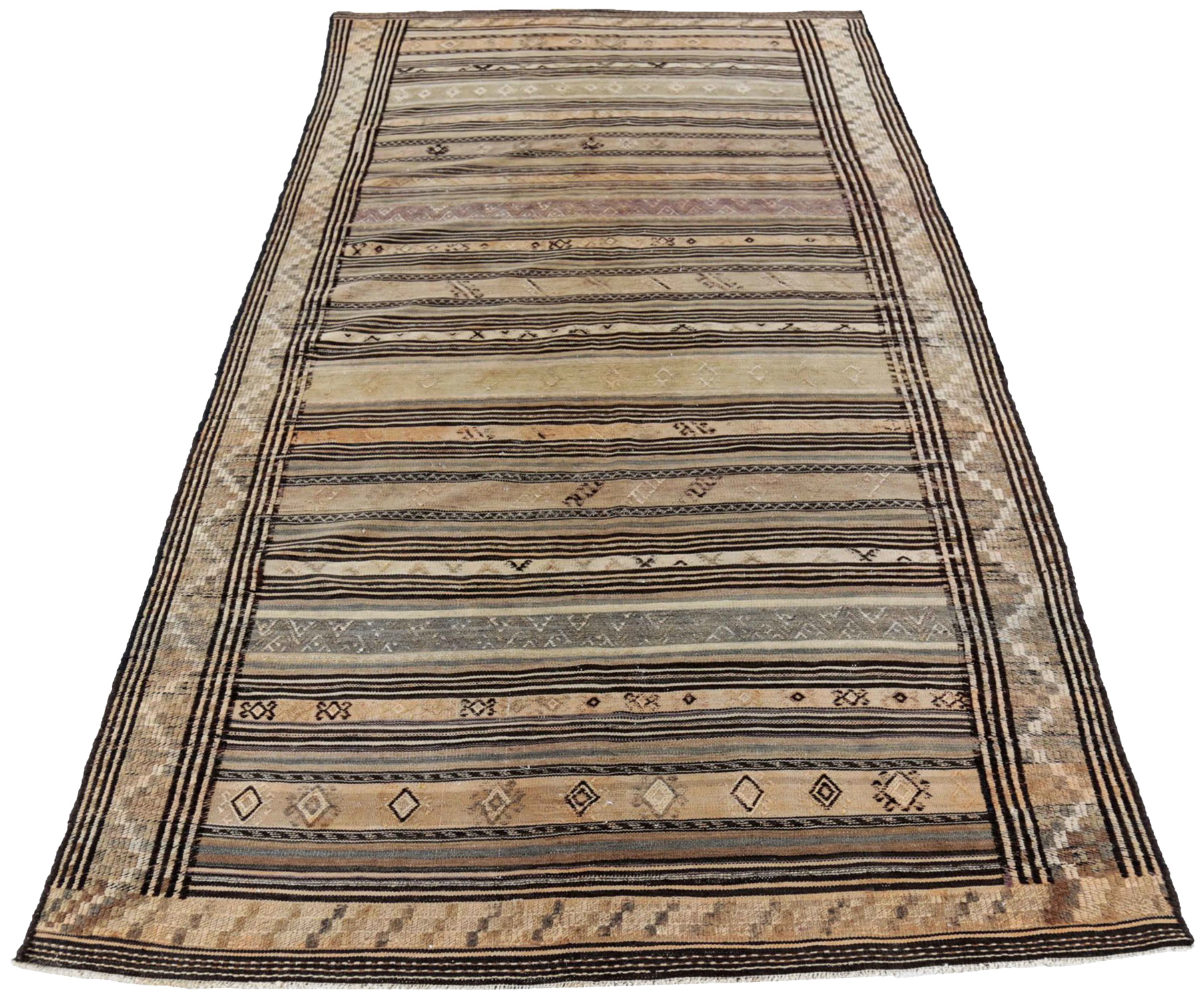 Thumbnail 6 for Antique Persian Transitional Rug 91274