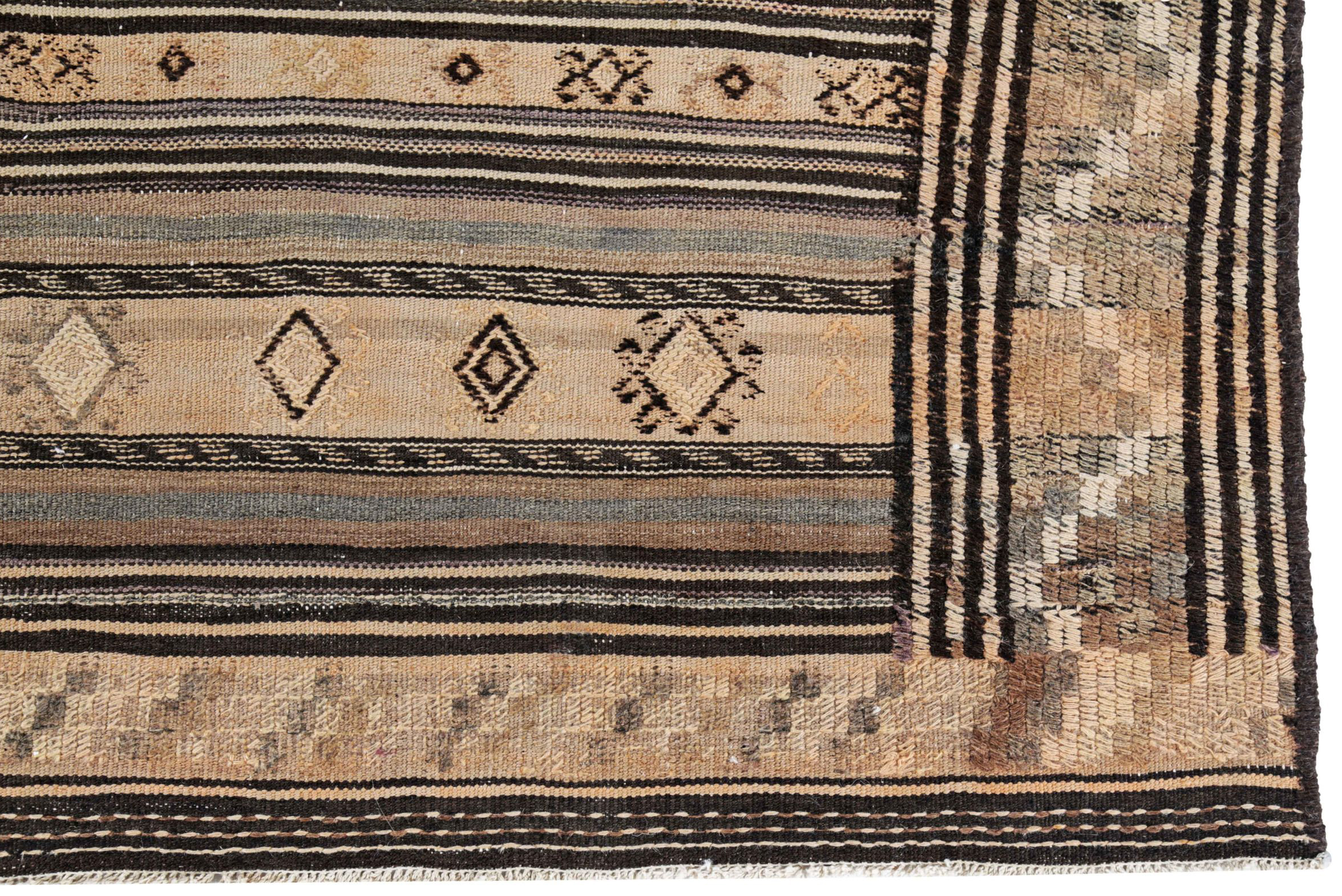 Thumbnail 2 for Antique Persian Transitional Rug 91274