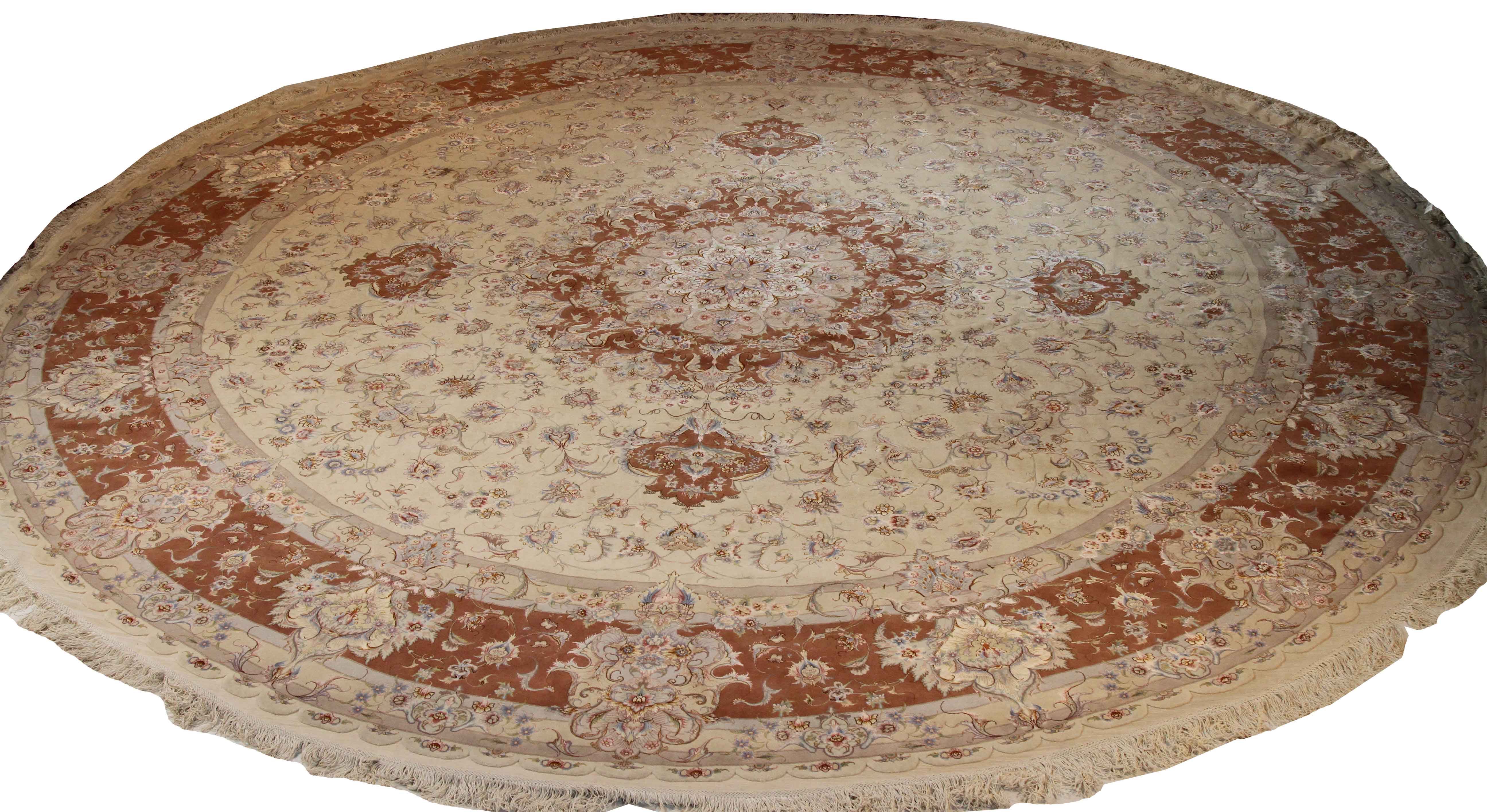 Thumbnail 9 for Persian Tabriz Traditional Rug 69539