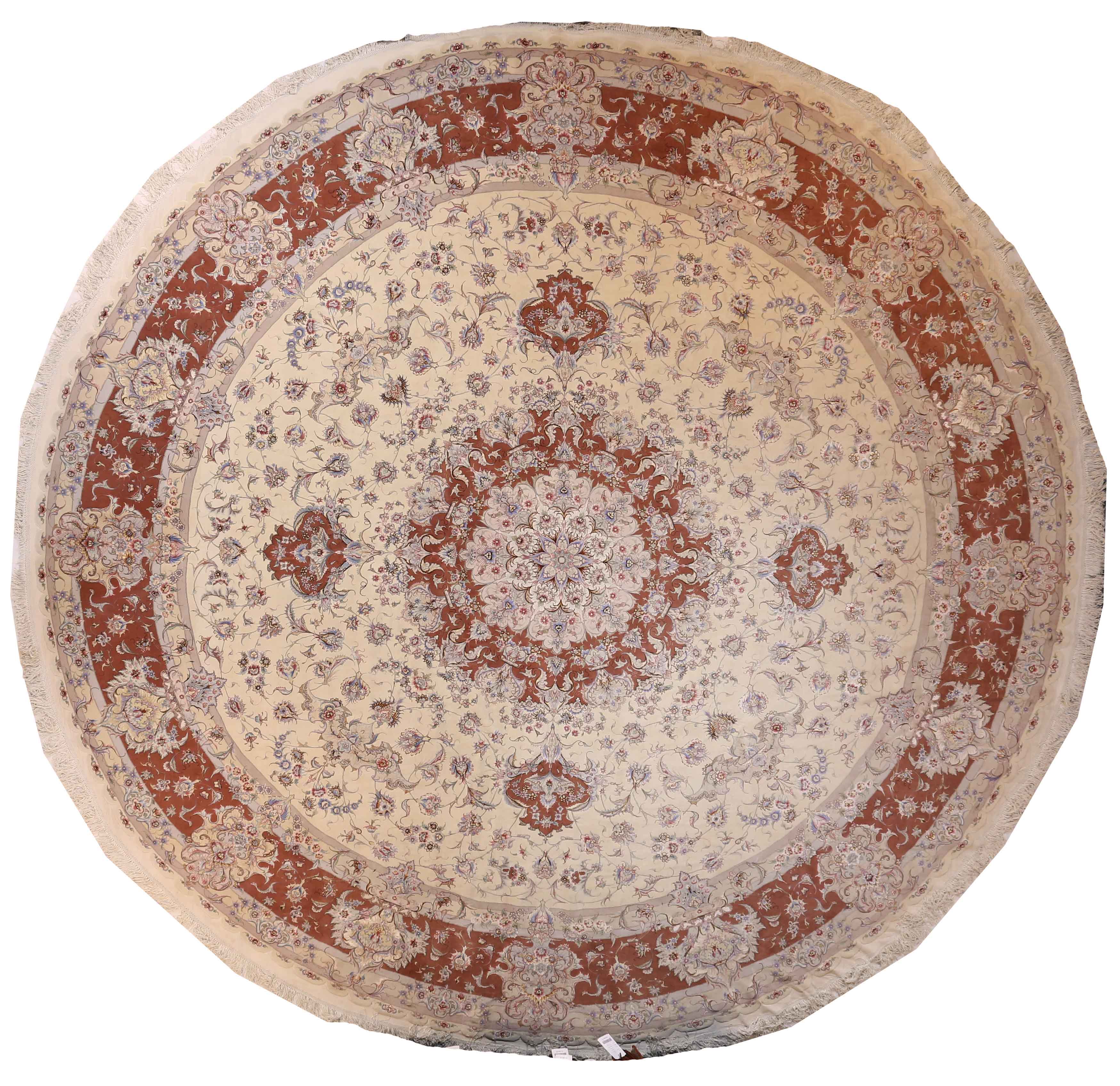 Thumbnail 11 for Persian Tabriz Traditional Rug 69539