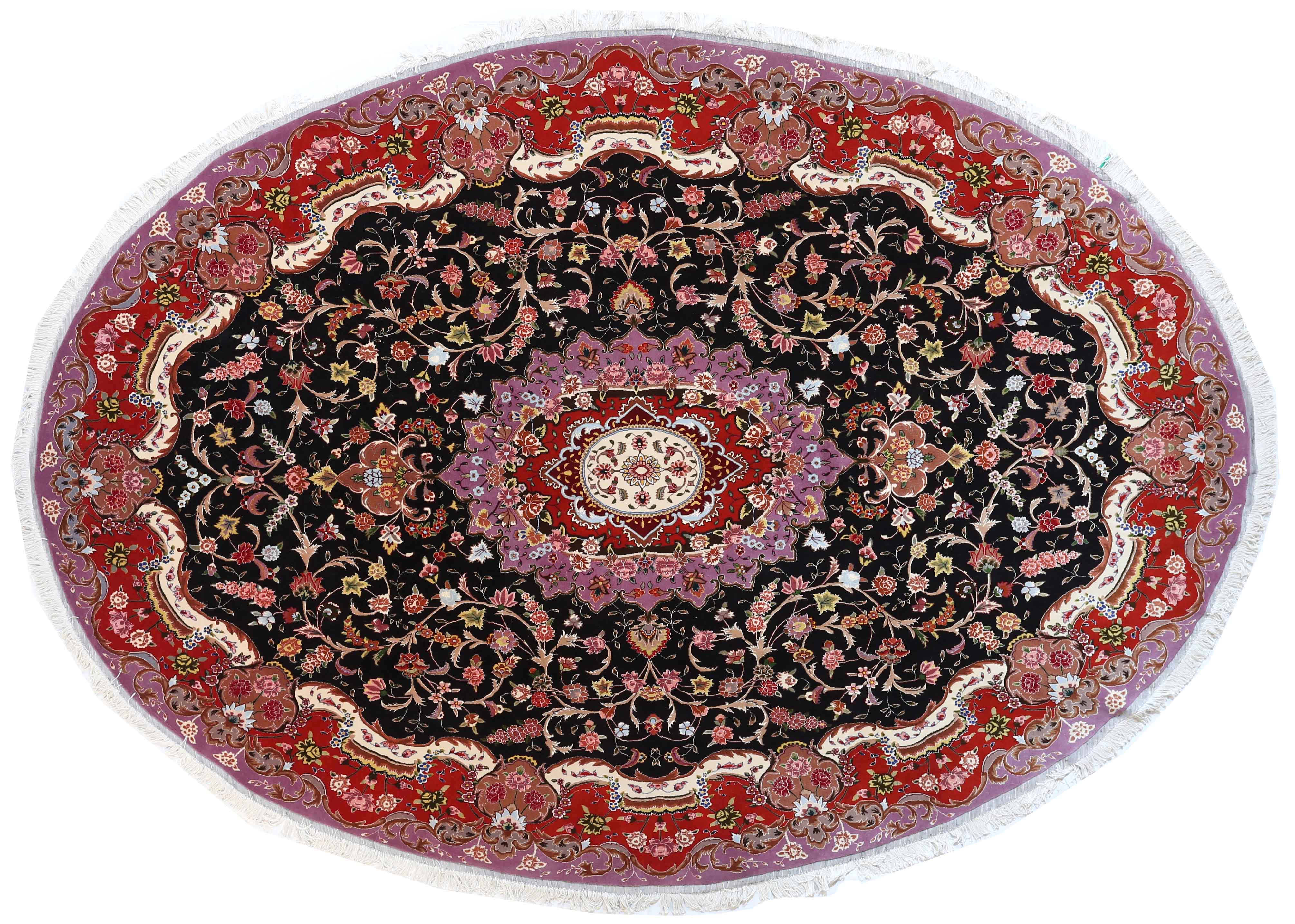 Thumbnail 11 for Persian Tabriz Traditional Rug 69540