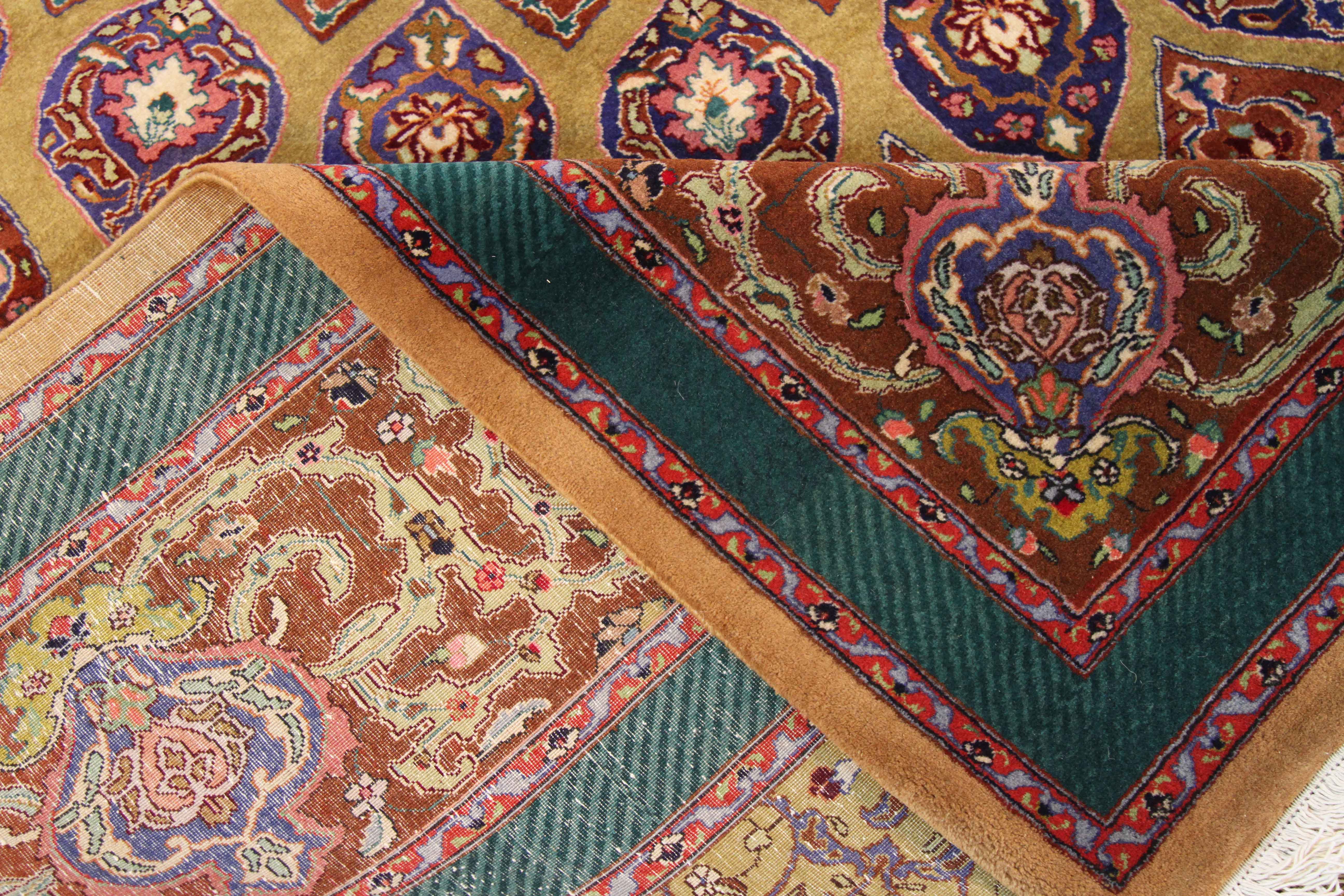 Thumbnail 3 for Antique Persian Tabriz Traditional Rug 69543