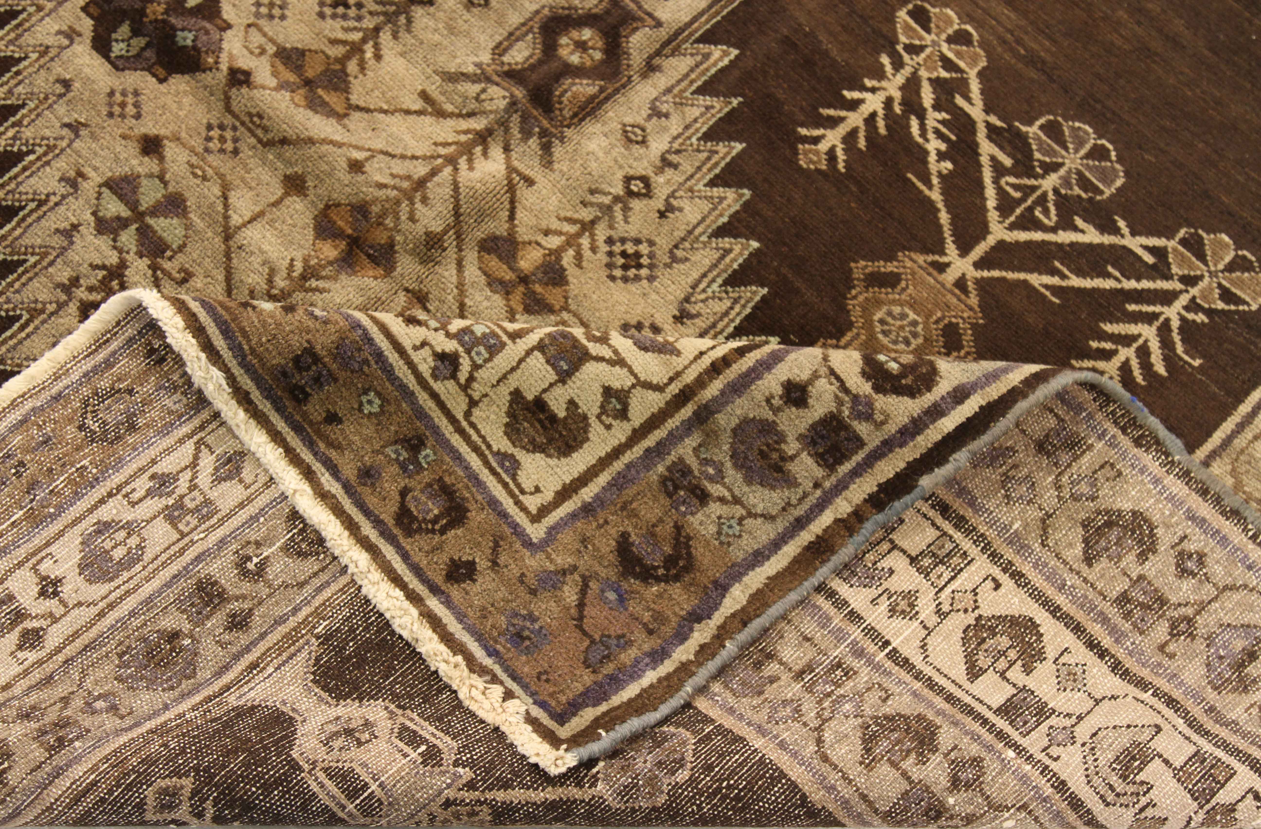 Thumbnail 2 for Antique Persian Varamin Traditional Rug 74129