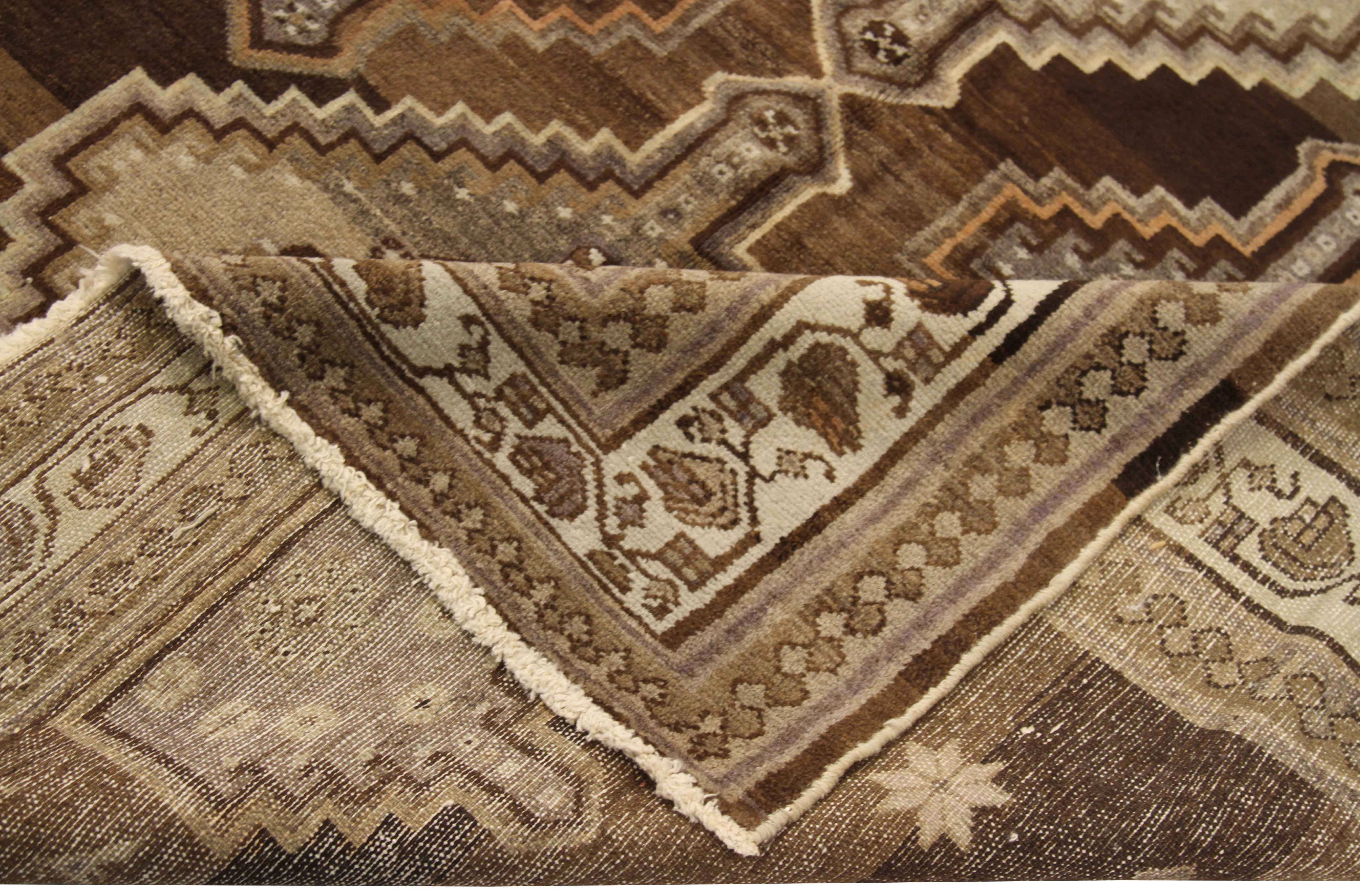 Thumbnail 2 for Antique Persian Varamin Traditional Rug 74120