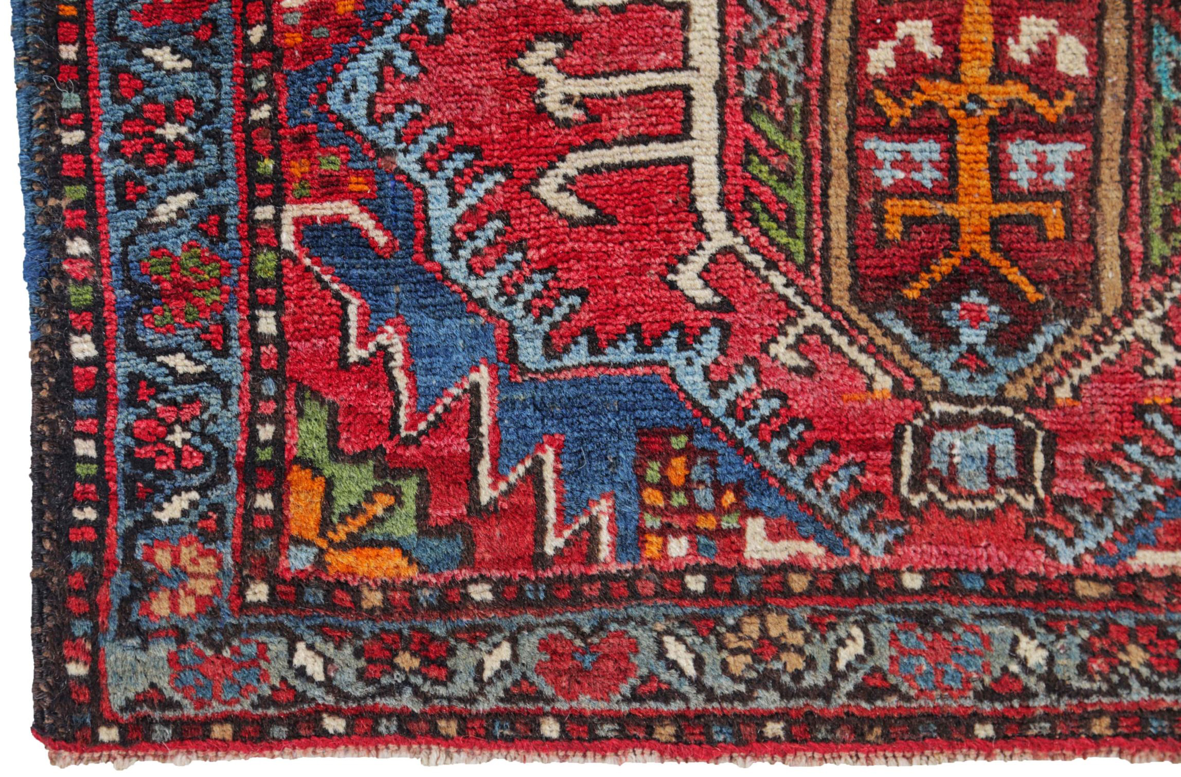 Thumbnail 3 for Antique Persian Azarbaijan Traditional Rug 91219