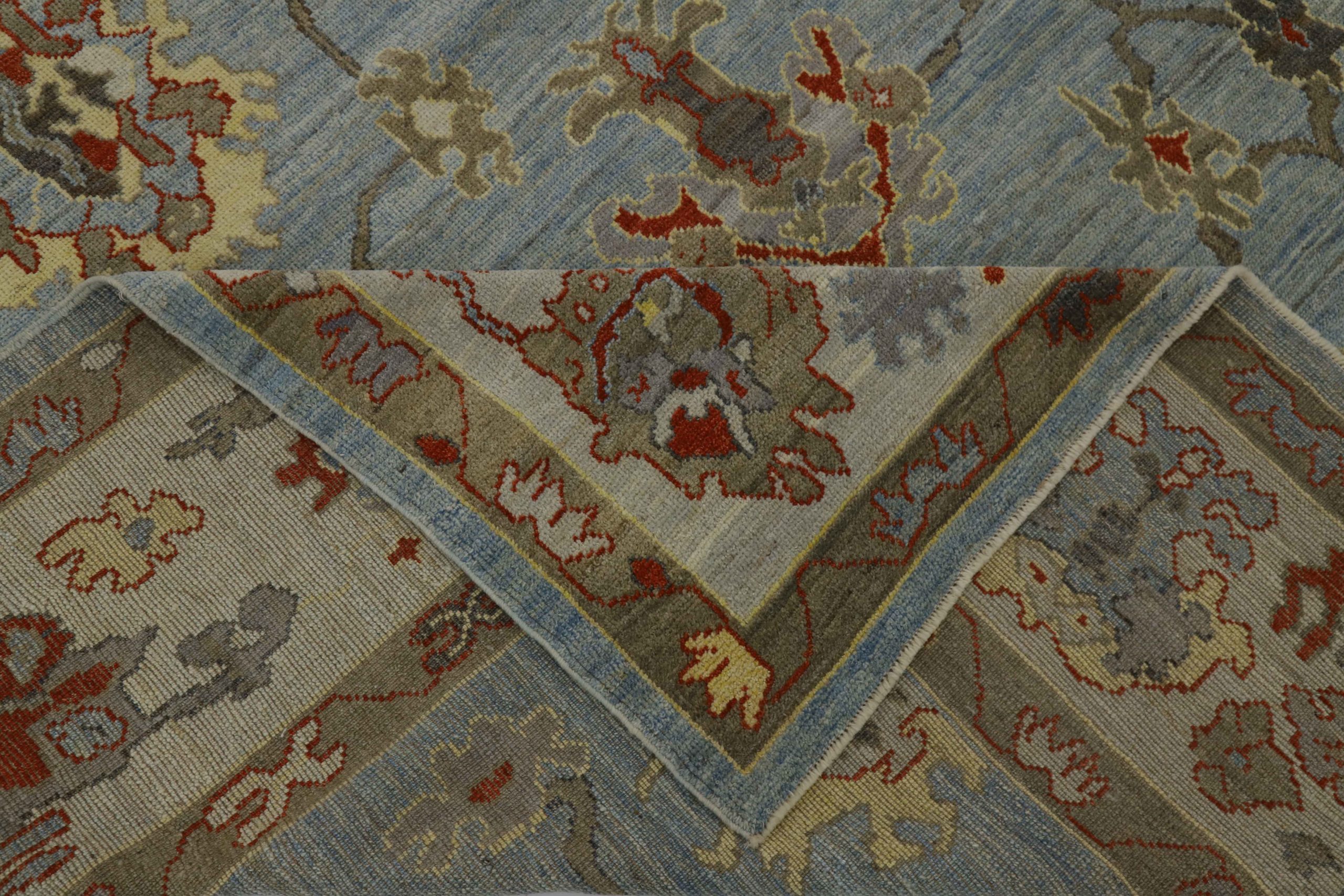 Thumbnail 11 for Turkey Oushak Tribal Rug 90719