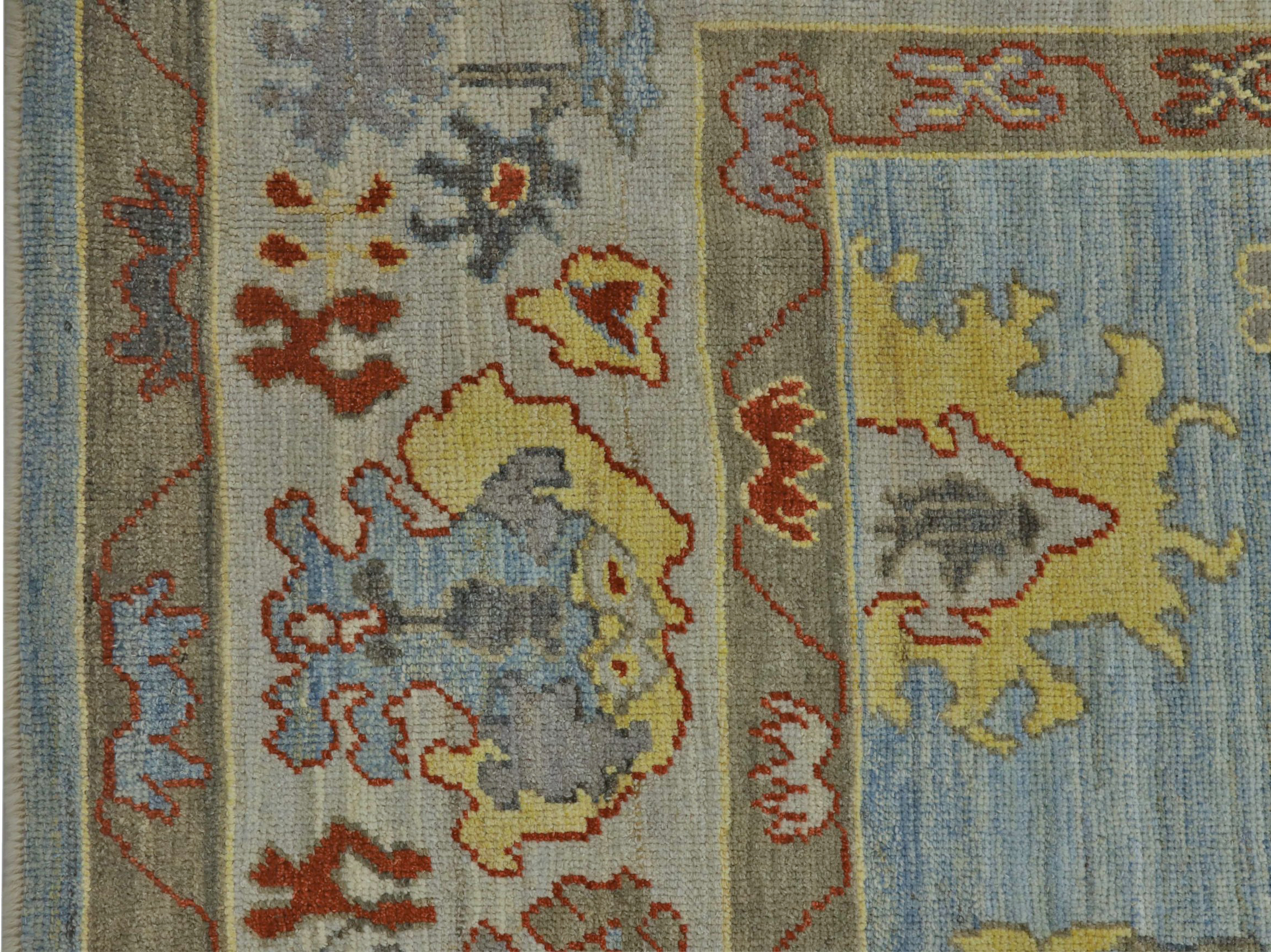 Thumbnail 4 for Turkey Oushak Tribal Rug 90719