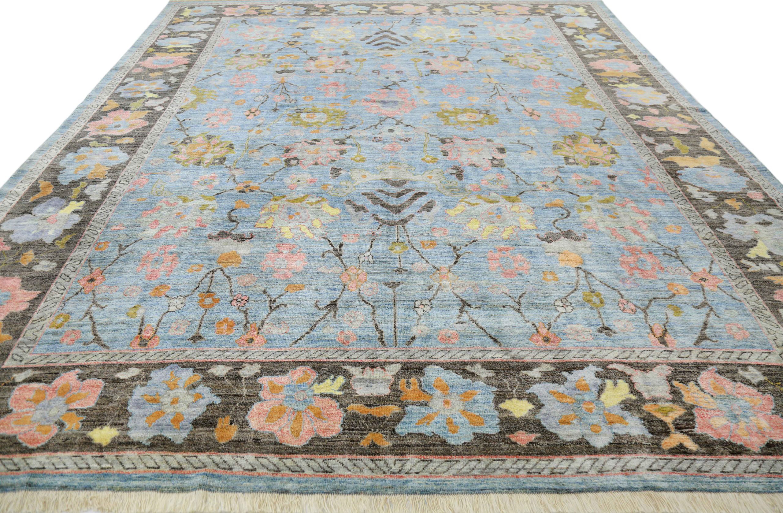 Thumbnail 8 for Turkey Oushak Tribal Rug 90718