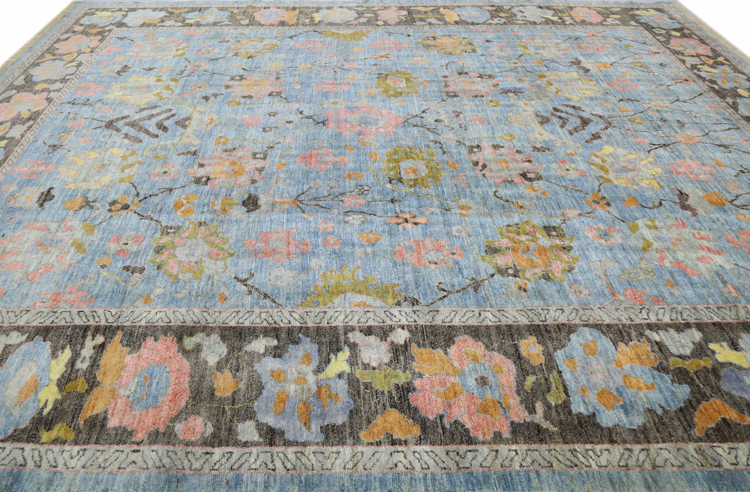 Thumbnail 5 for Turkey Oushak Tribal Rug 90718