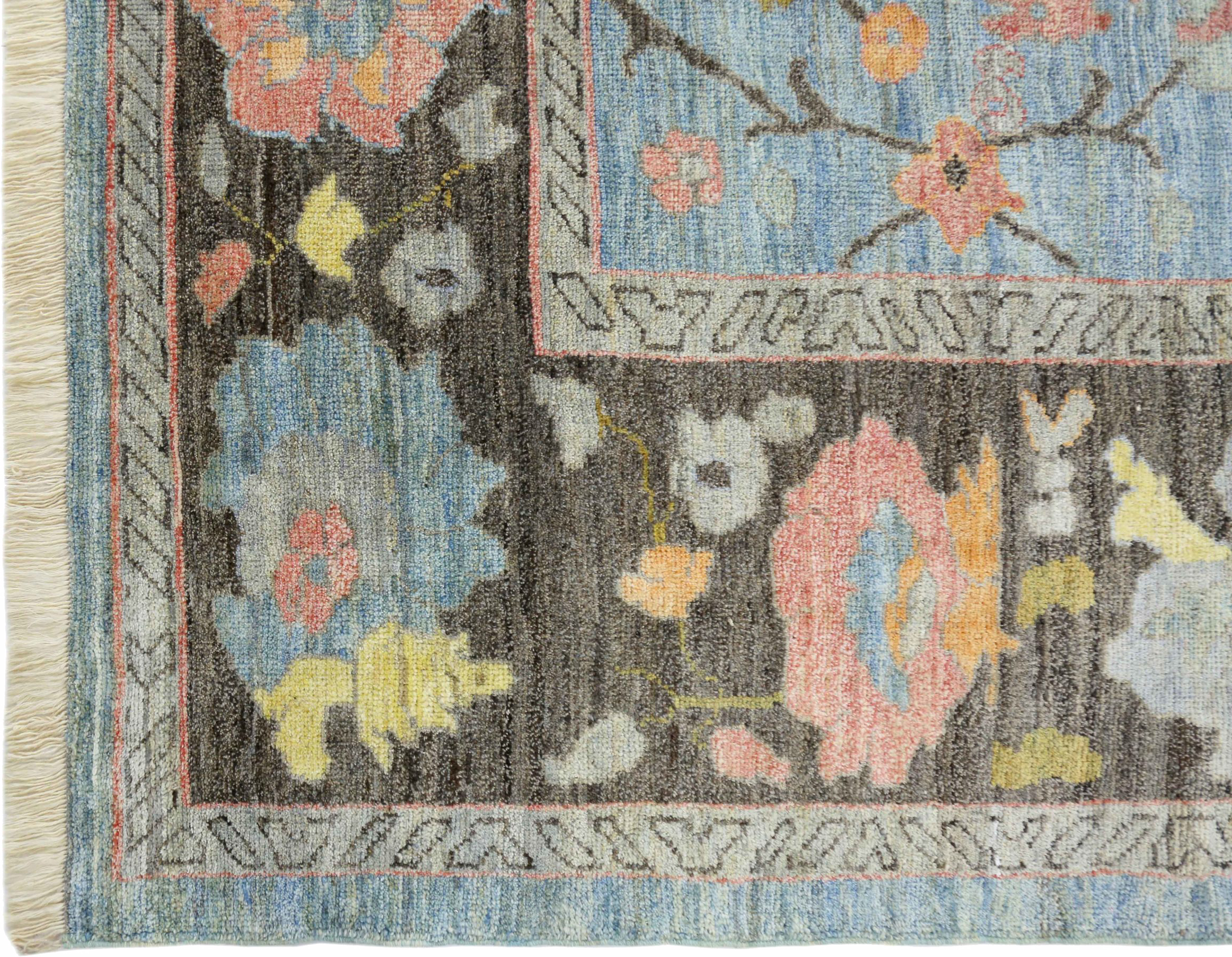 Thumbnail 2 for Turkey Oushak Tribal Rug 90718